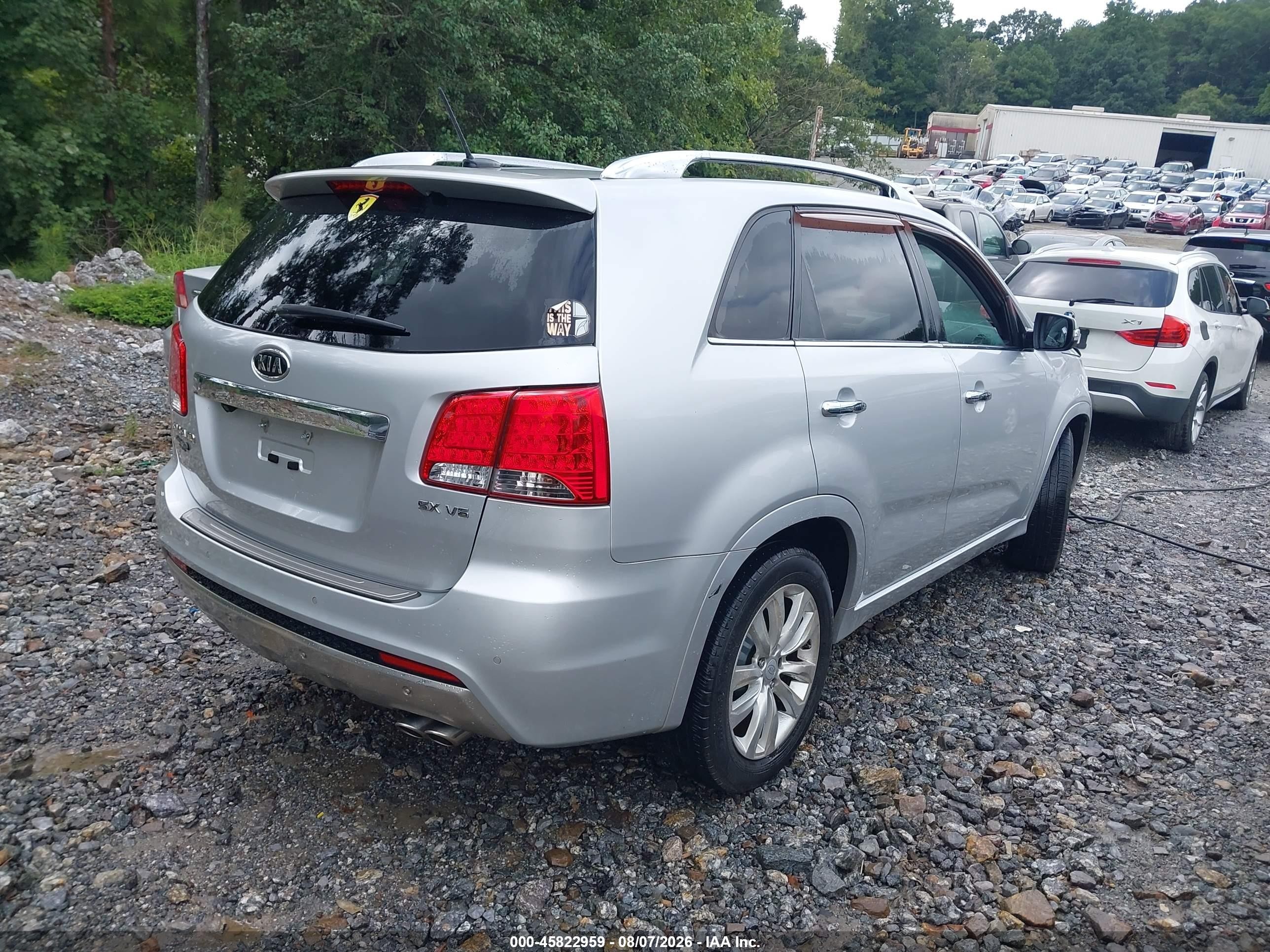 2013 Kia Sorento Sx Silver vin: 5XYKW4A26DG393534