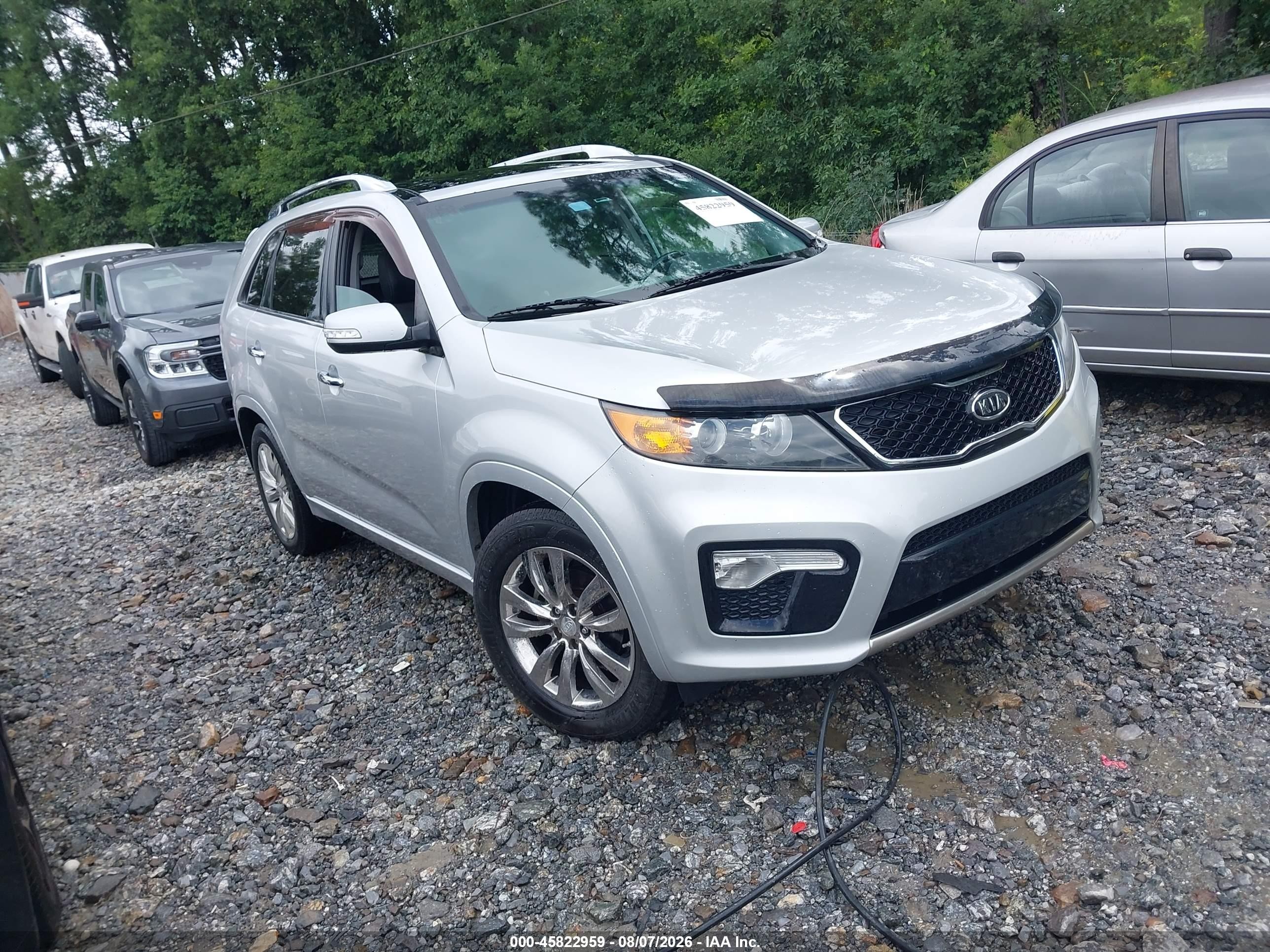 2013 Kia Sorento Sx Silver vin: 5XYKW4A26DG393534