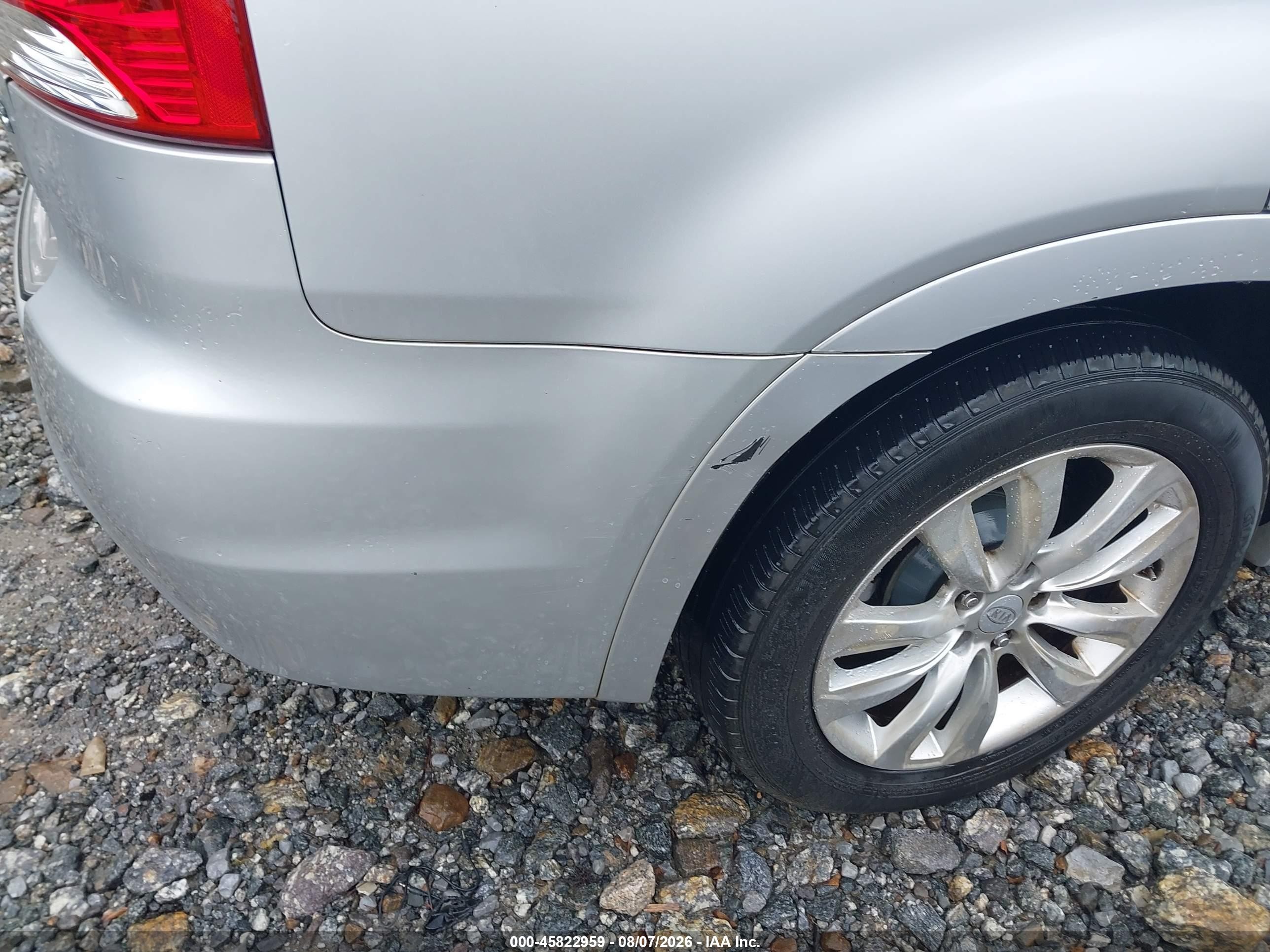 2013 Kia Sorento Sx Silver vin: 5XYKW4A26DG393534