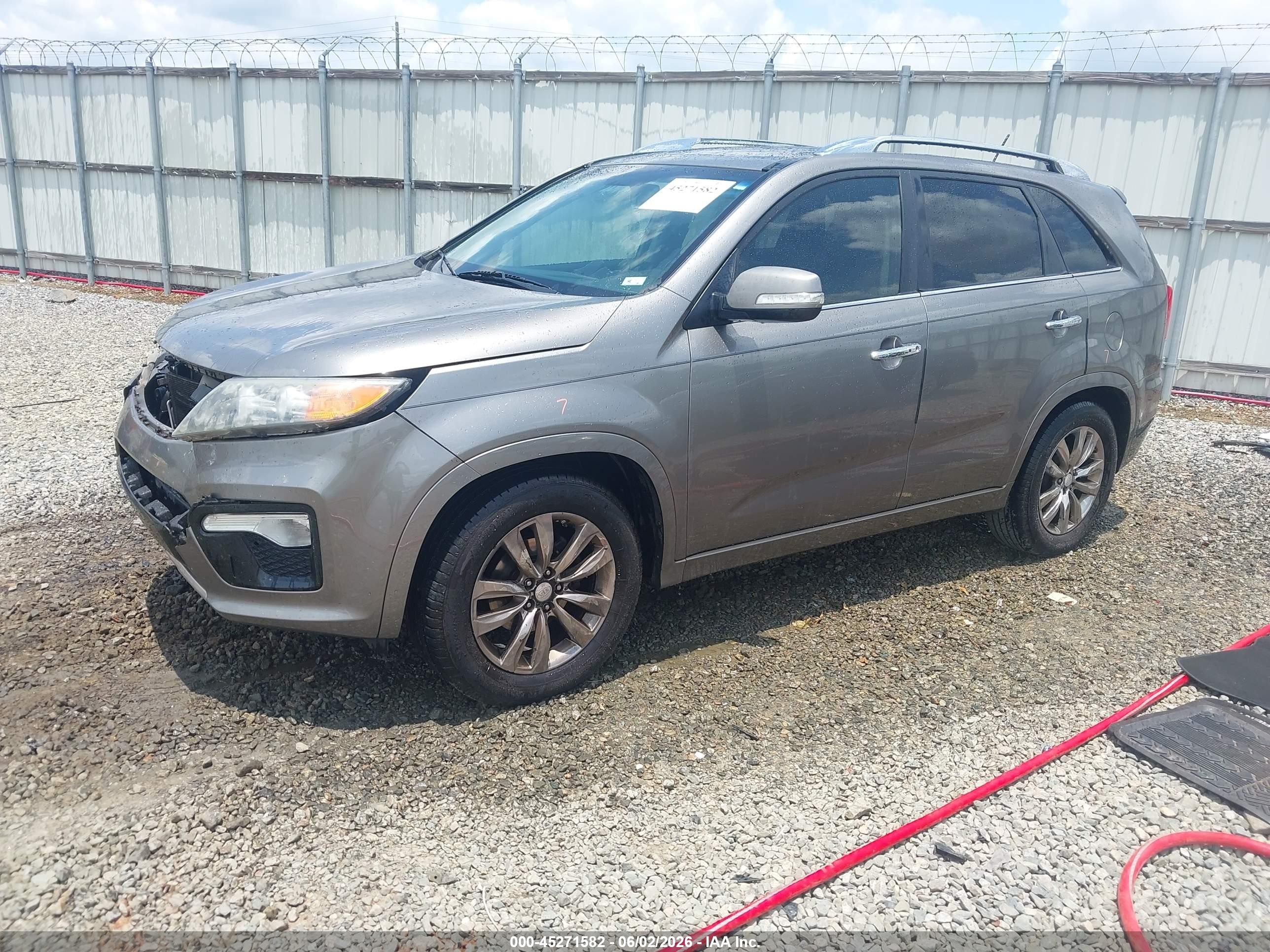2013 Kia Sorento Sx Gray vin: 5XYKW4A26DG396952