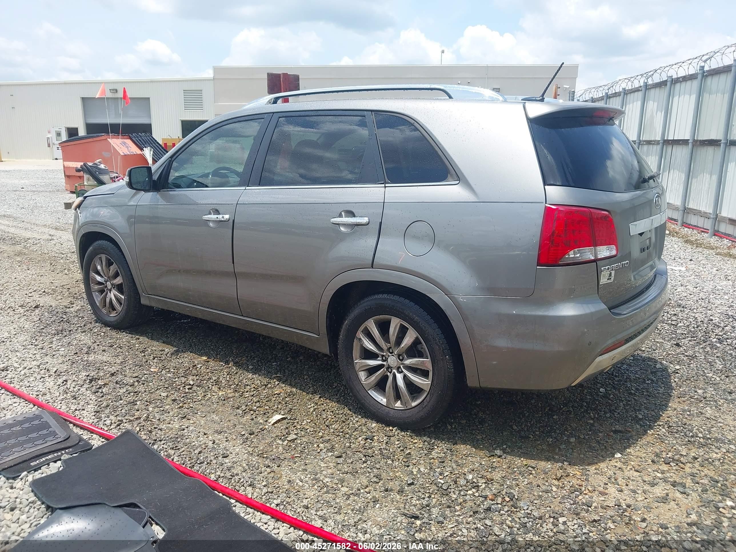 2013 Kia Sorento Sx Gray vin: 5XYKW4A26DG396952