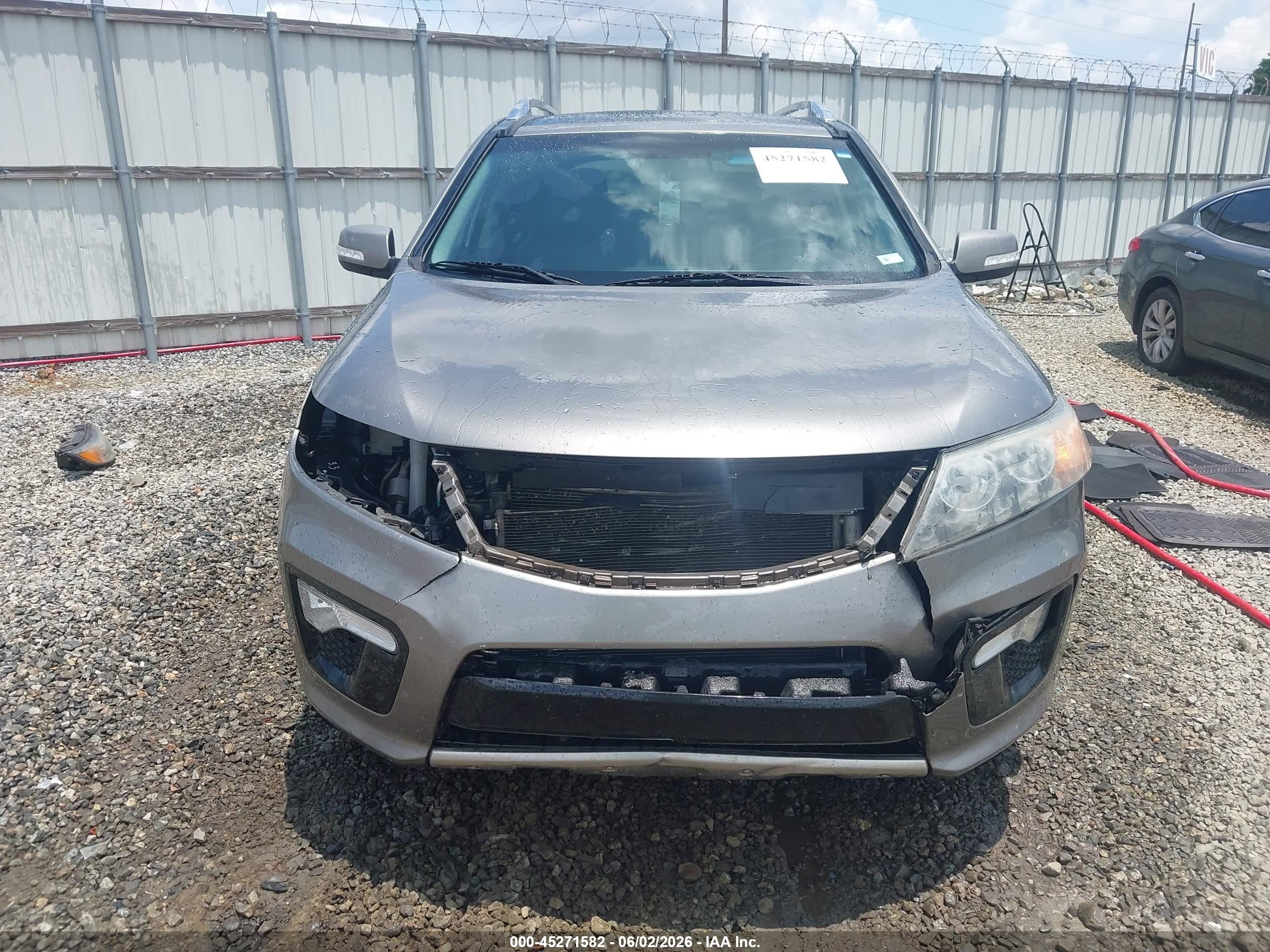 2013 Kia Sorento Sx Gray vin: 5XYKW4A26DG396952