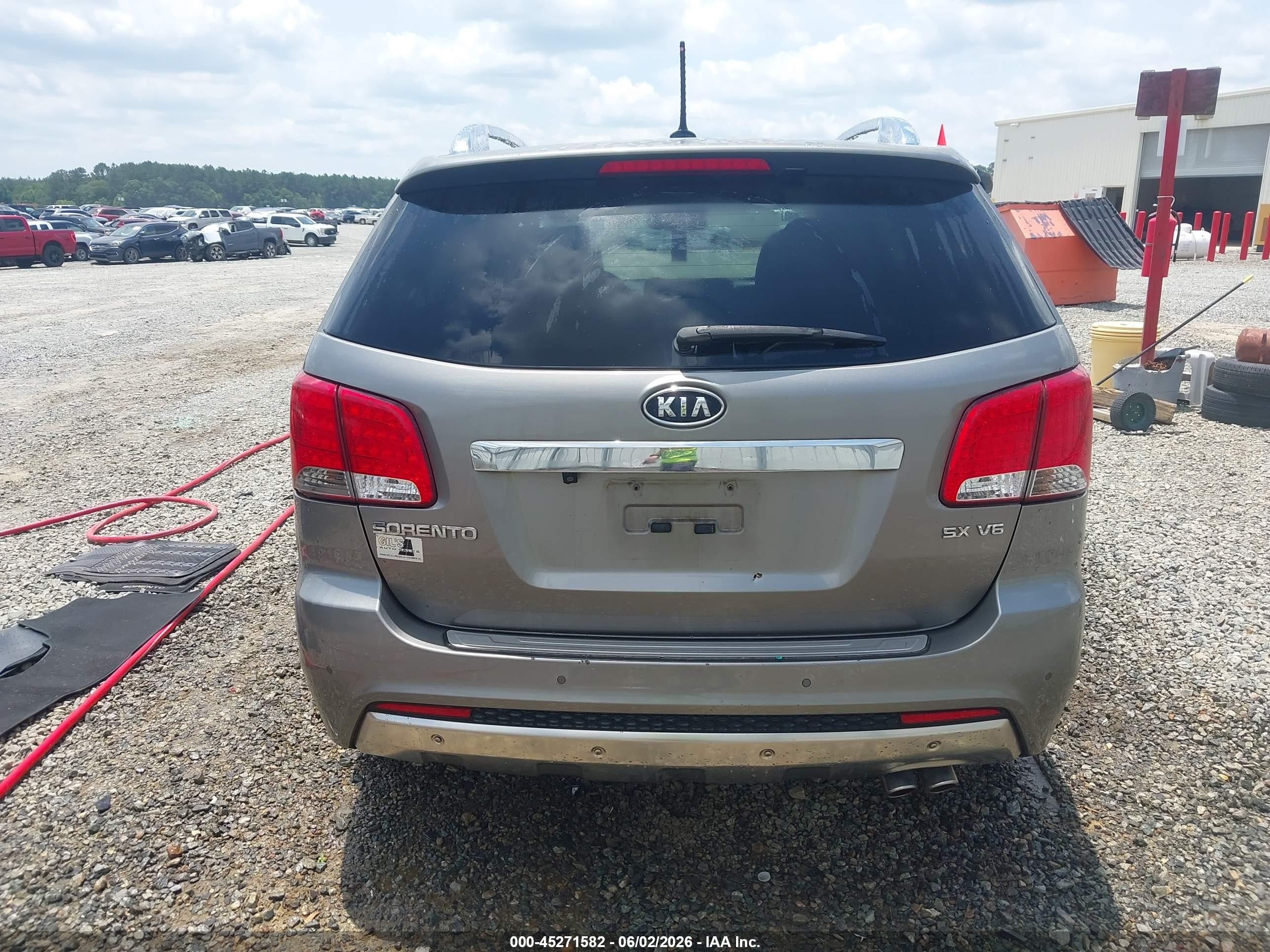 2013 Kia Sorento Sx Gray vin: 5XYKW4A26DG396952