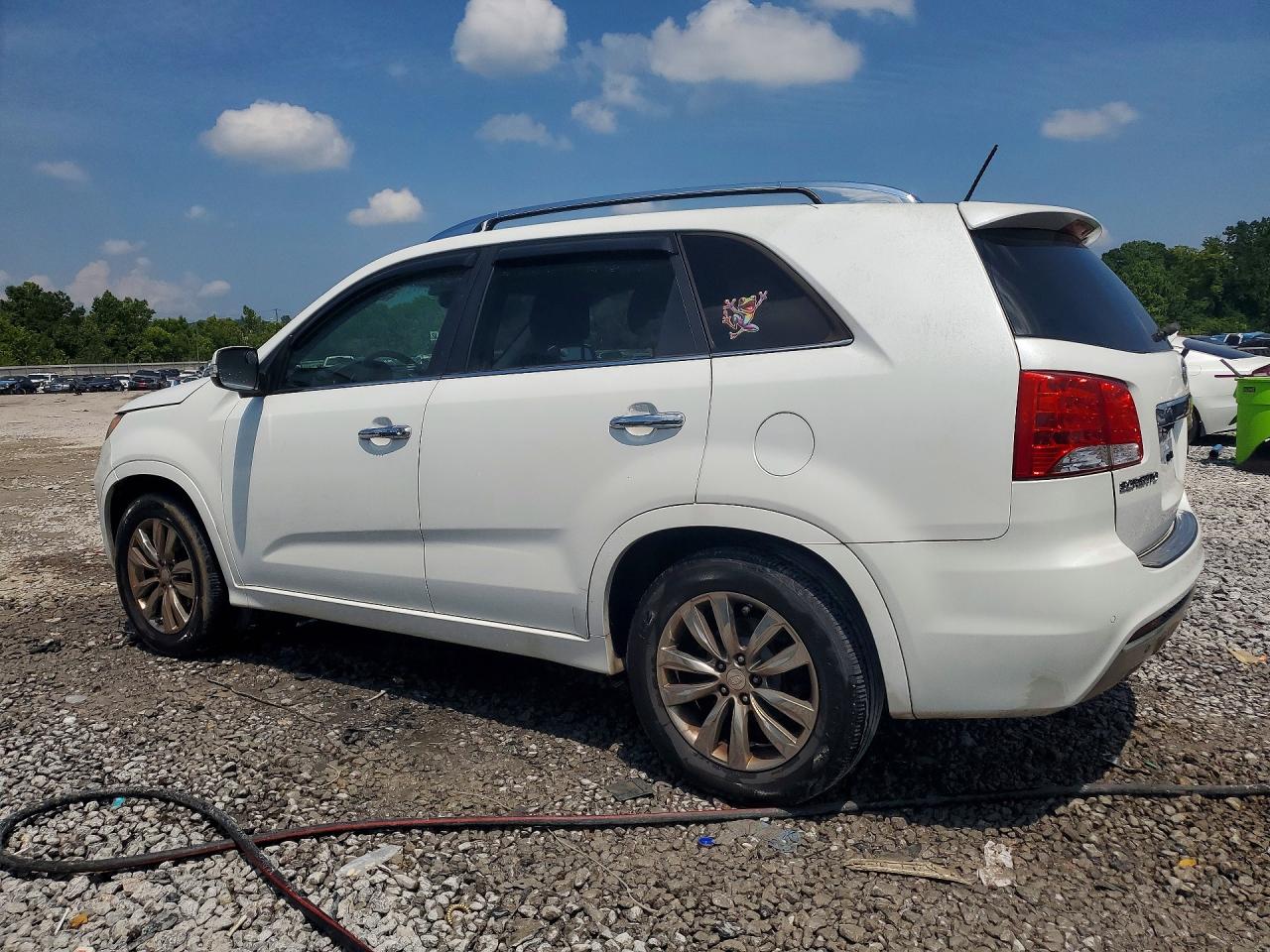 2013 Kia Sorento Sx White vin: 5XYKW4A27DG386429
