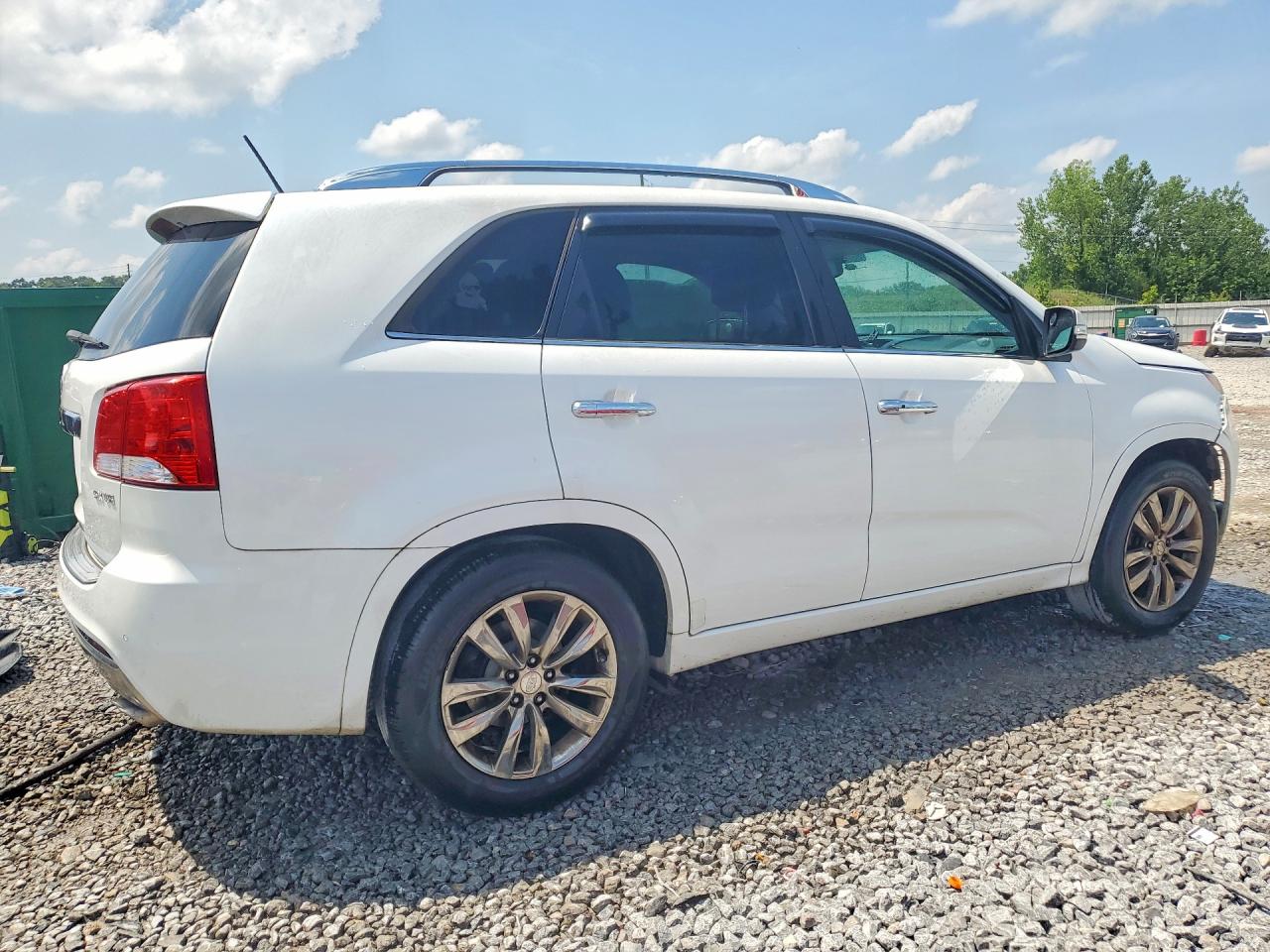2013 Kia Sorento Sx White vin: 5XYKW4A27DG386429