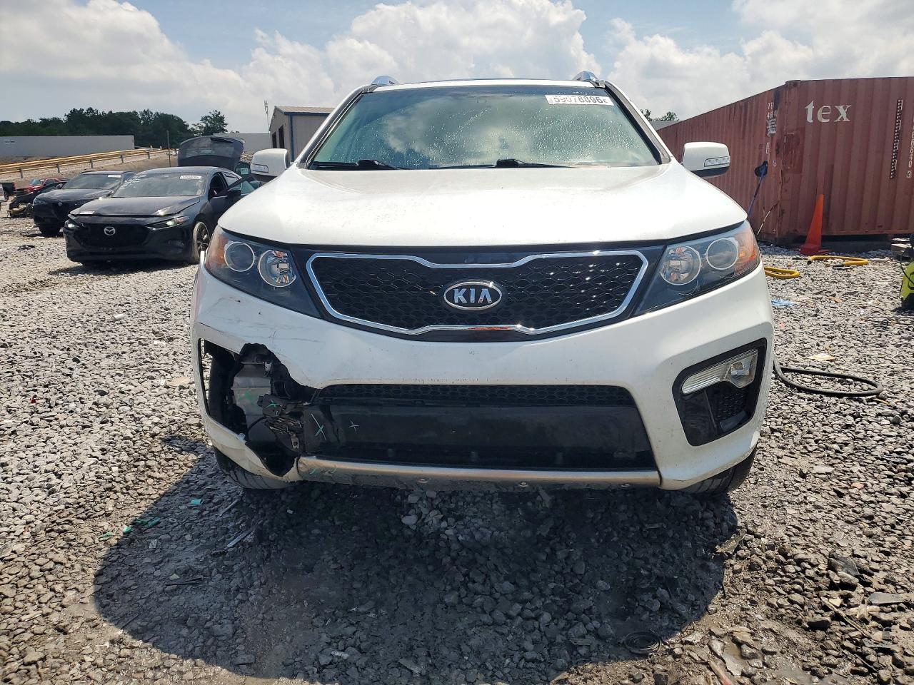 2013 Kia Sorento Sx White vin: 5XYKW4A27DG386429