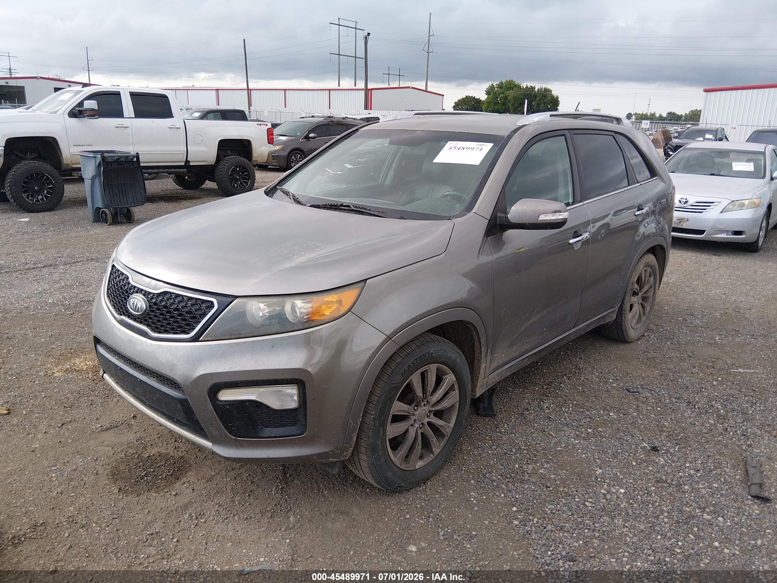 2011 Kia Sorento Sx V6 Gray vin: 5XYKW4A28BG174331