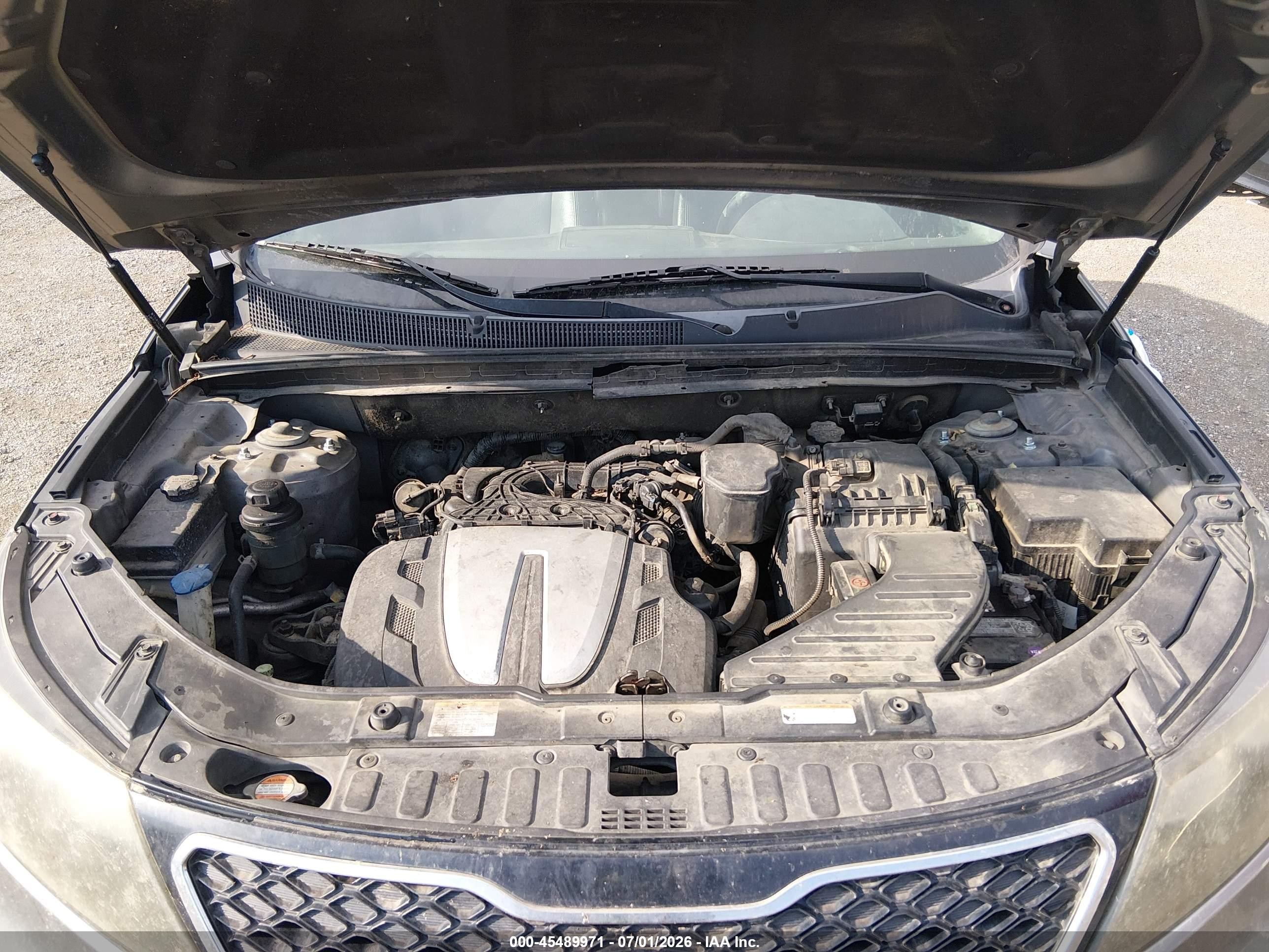 2011 Kia Sorento Sx V6 Gray vin: 5XYKW4A28BG174331