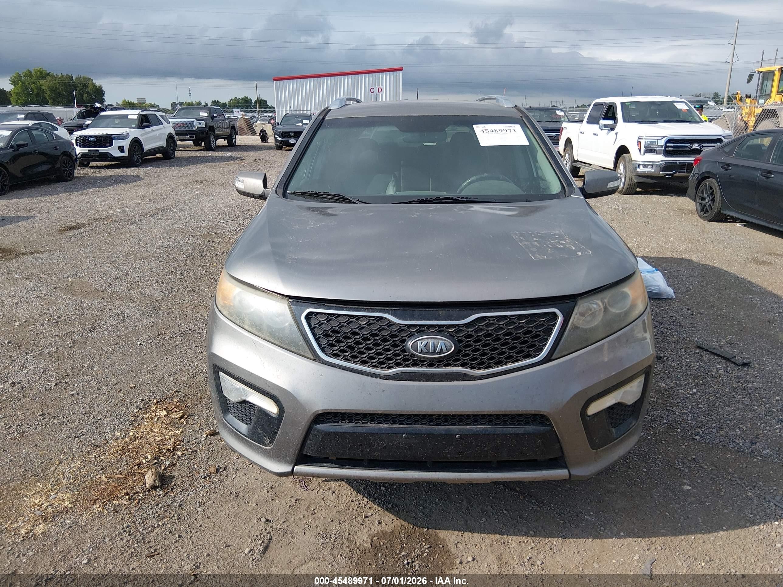 2011 Kia Sorento Sx V6 Gray vin: 5XYKW4A28BG174331