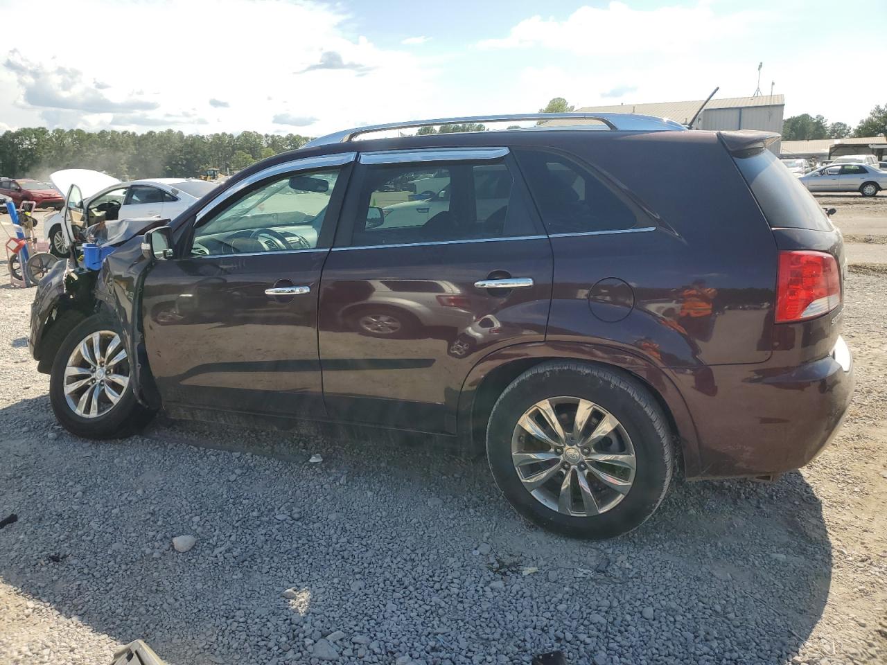 2012 Kia Sorento Sx Maroon vin: 5XYKW4A28CG194967