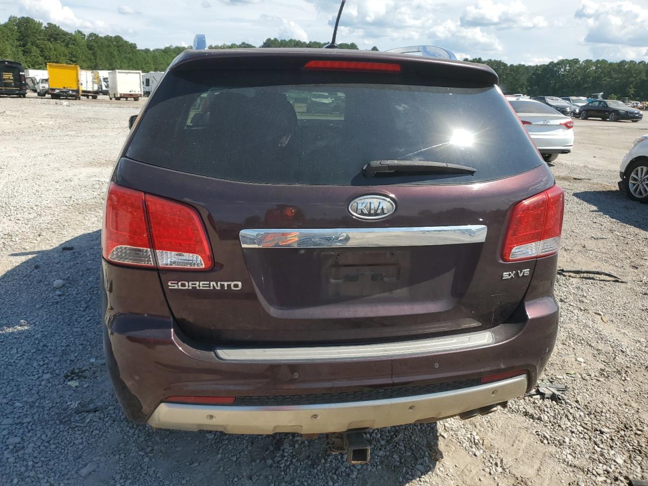 2012 Kia Sorento Sx Maroon vin: 5XYKW4A28CG194967