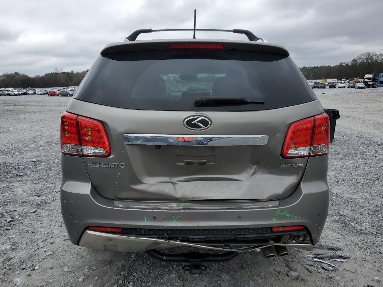 2012 Kia Sorento Sx Серый vin: 5XYKW4A28CG218314