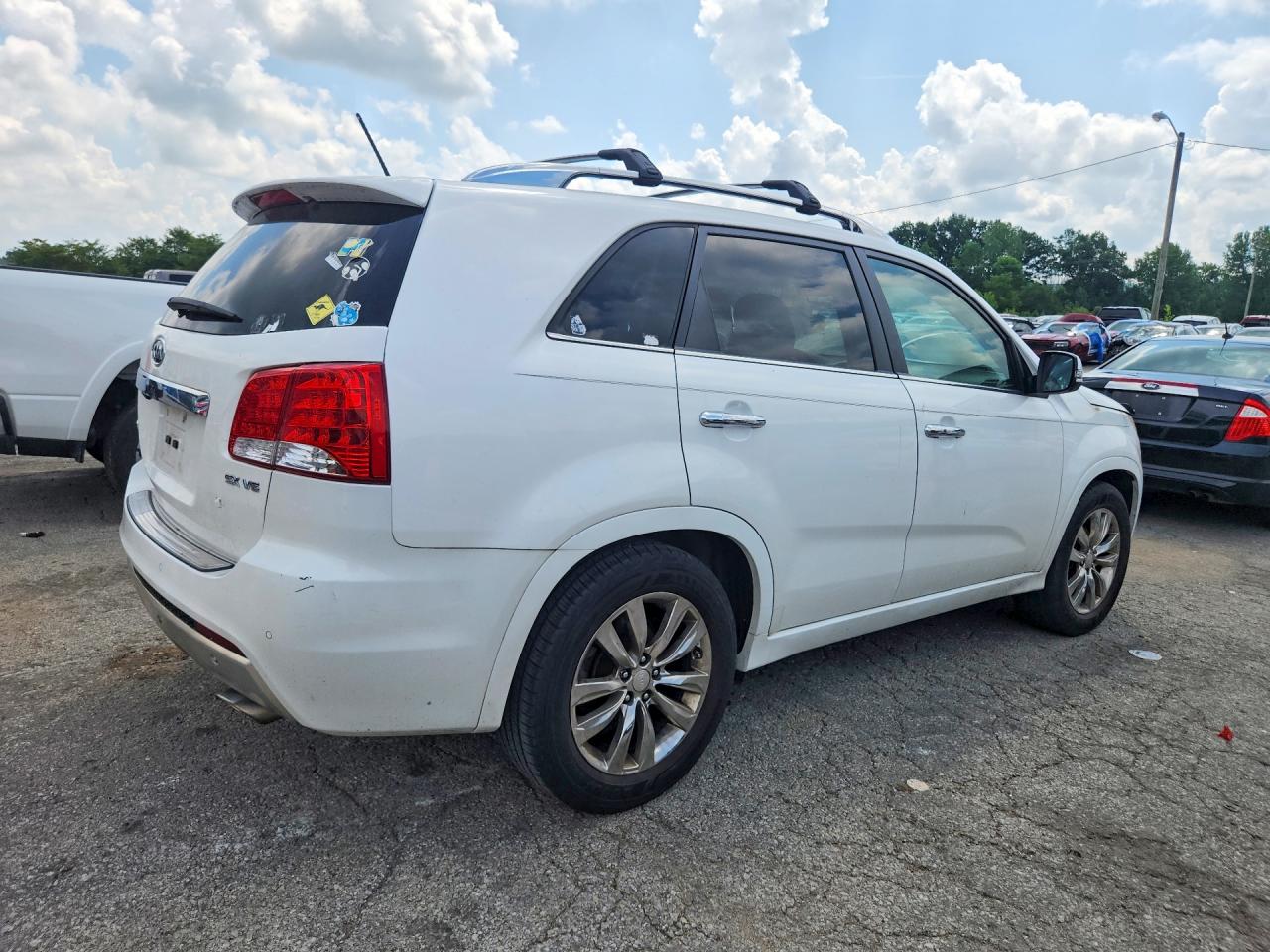 2012 Kia Sorento Sx White vin: 5XYKW4A28CG293255