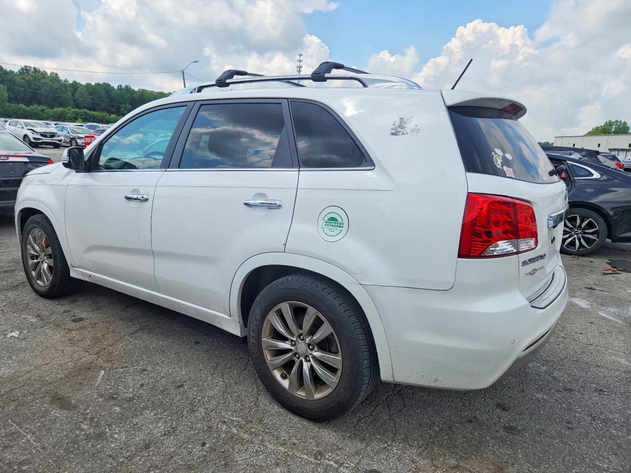 2012 Kia Sorento Sx White vin: 5XYKW4A28CG293255
