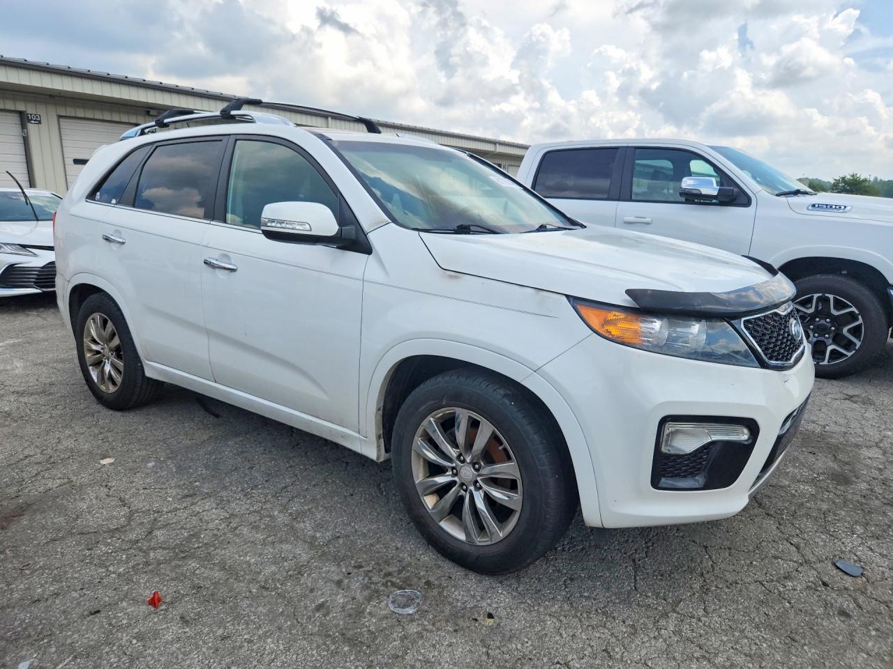 2012 Kia Sorento Sx White vin: 5XYKW4A28CG293255