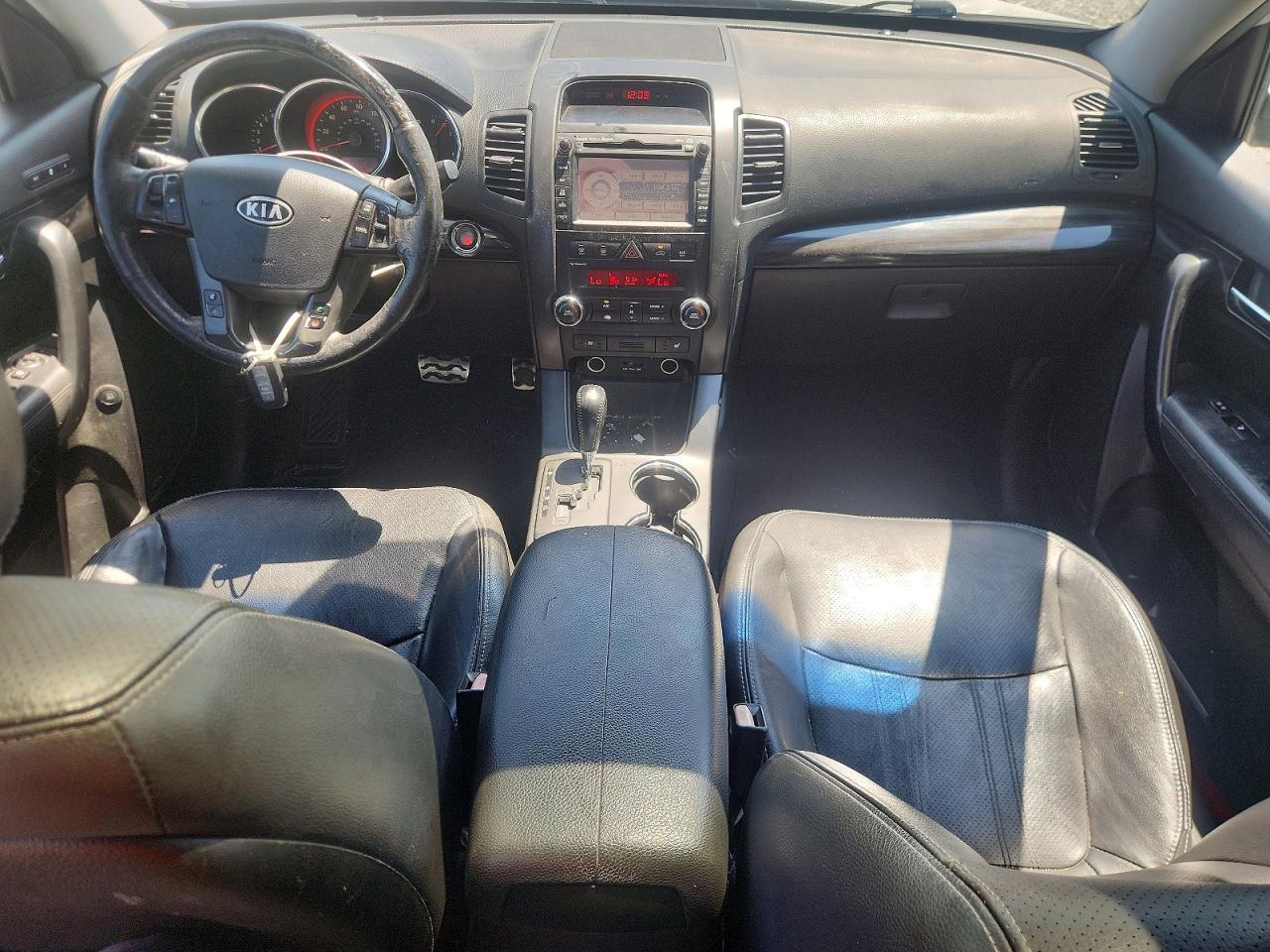 2012 Kia Sorento Sx Silver vin: 5XYKW4A28CG307168