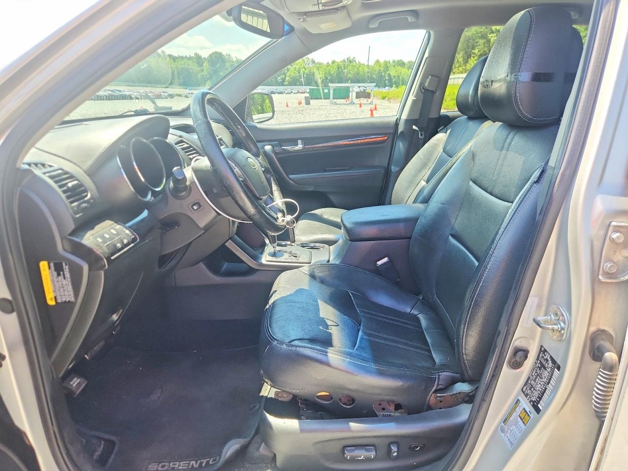 2012 Kia Sorento Sx Silver vin: 5XYKW4A28CG307168