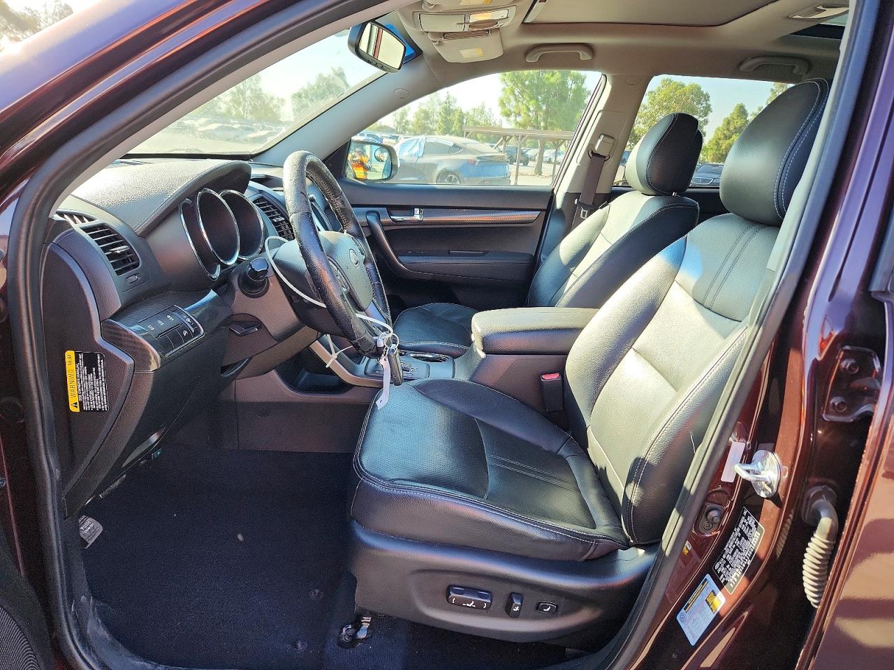 2011 Kia Sorento Sx Burgundy vin: 5XYKW4A29BG143363