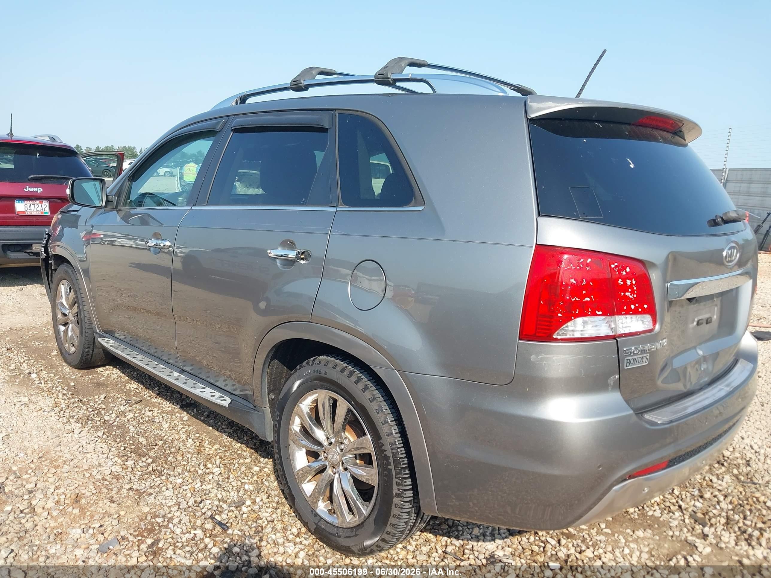 2012 Kia Sorento Sx V6 Gray vin: 5XYKW4A29CG304540