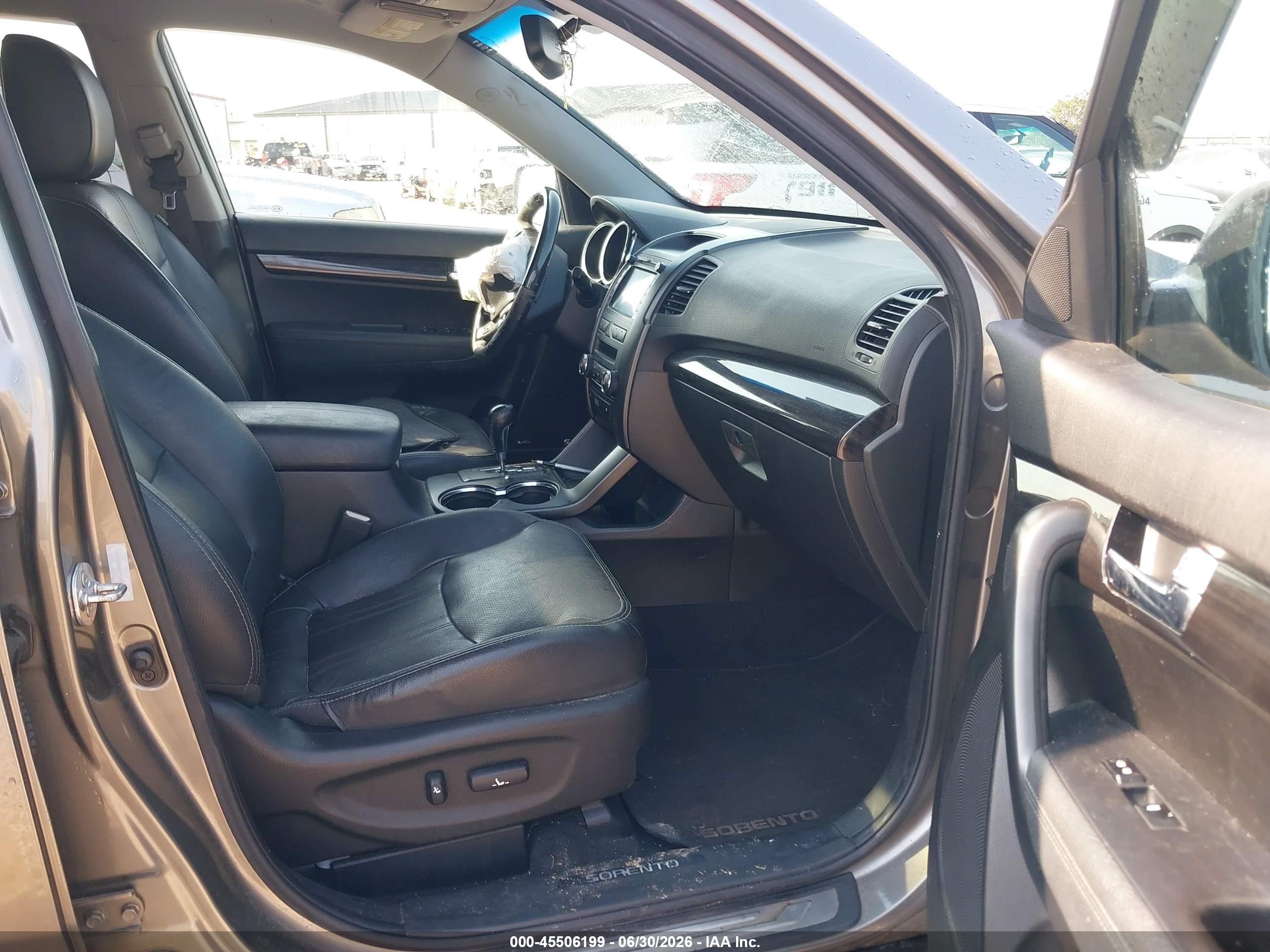 2012 Kia Sorento Sx V6 Gray vin: 5XYKW4A29CG304540