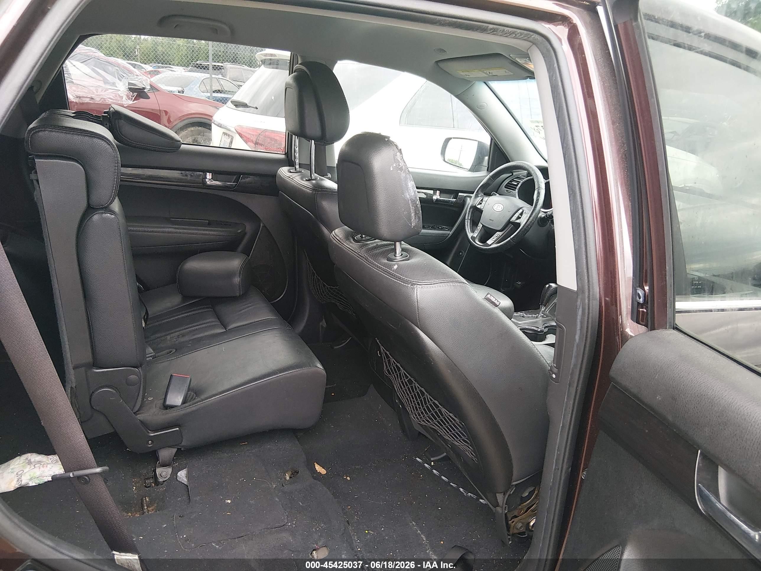 2013 Kia Sorento Sx Burgundy vin: 5XYKW4A29DG330685