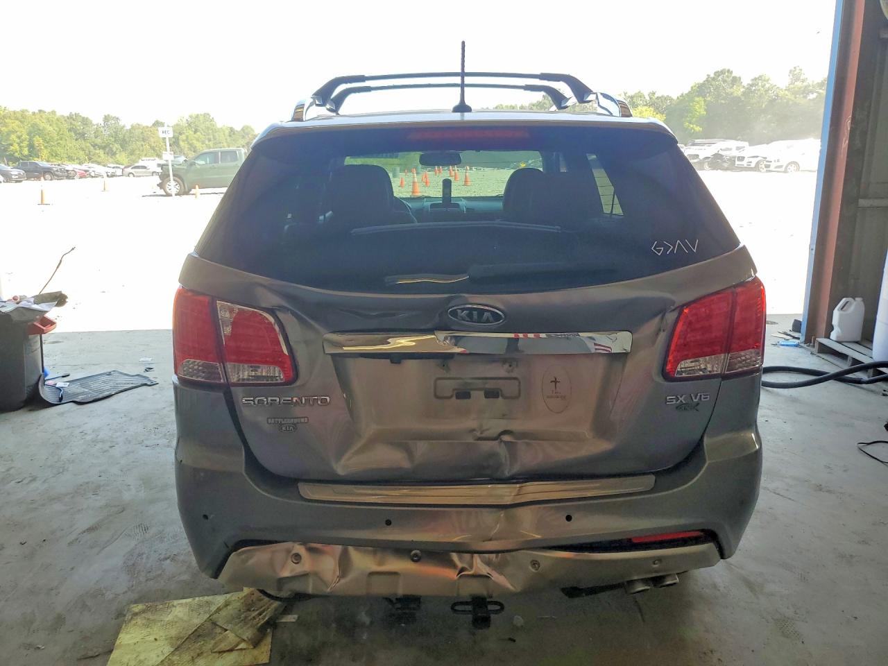 2012 Kia Sorento Sx Gray vin: 5XYKW4A2XCG303185