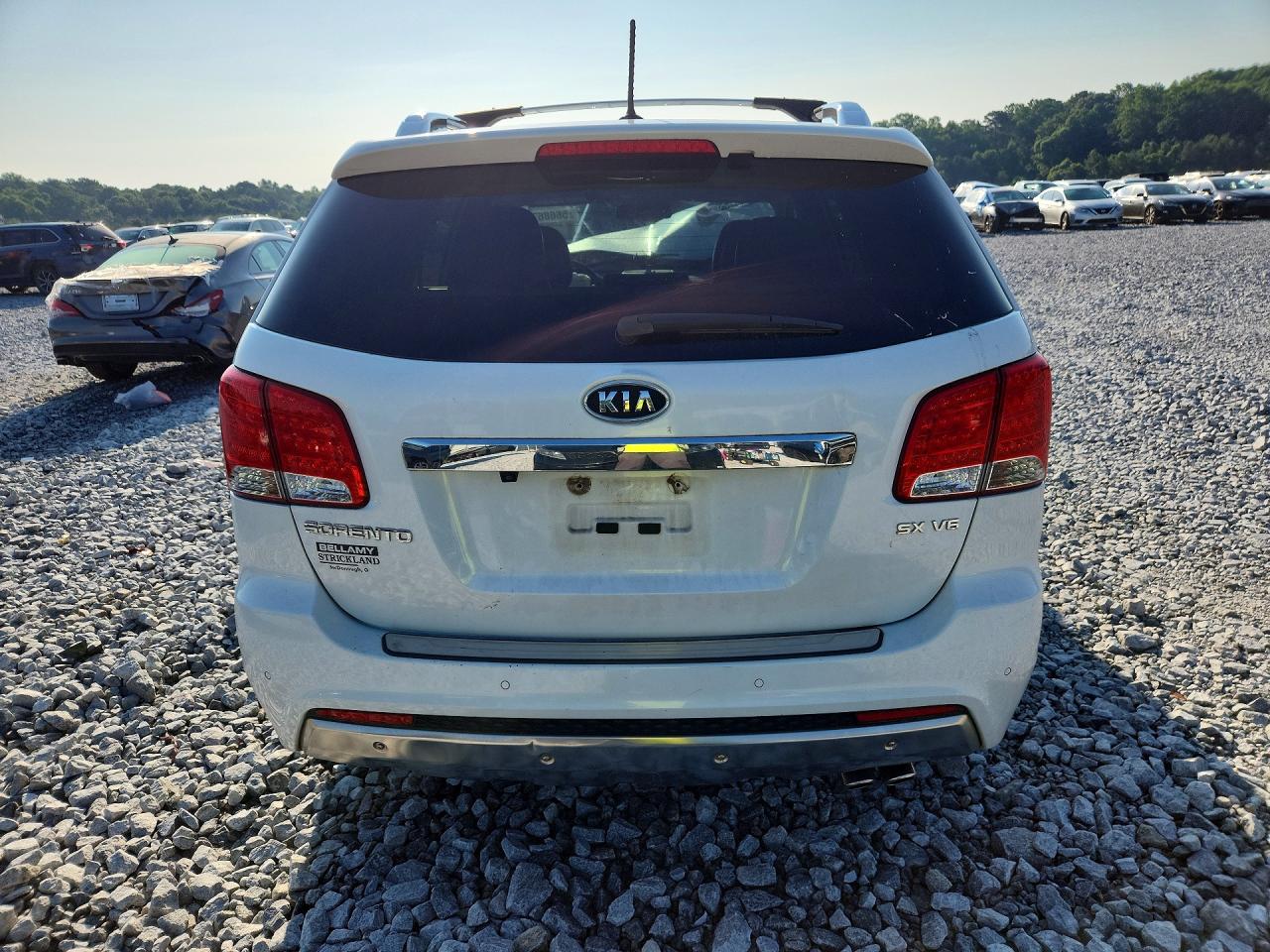2013 Kia Sorento Sx White vin: 5XYKW4A2XDG326984