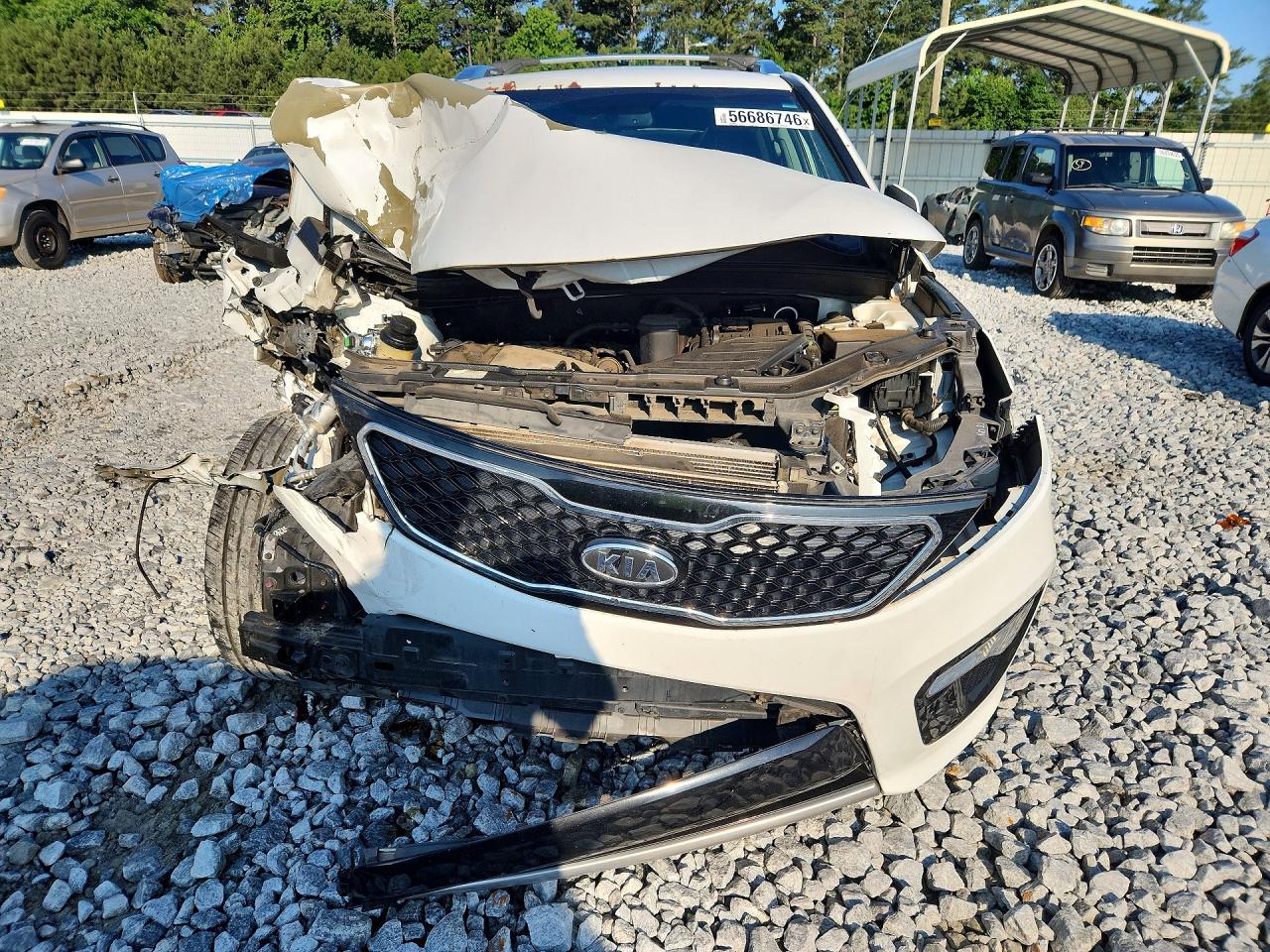 2013 Kia Sorento Sx White vin: 5XYKW4A2XDG326984