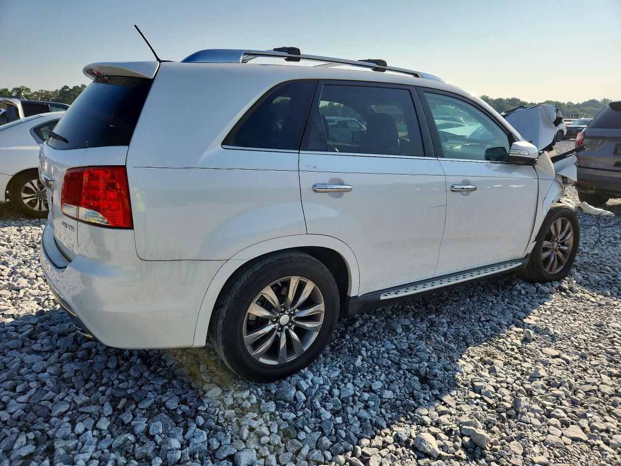 2013 Kia Sorento Sx White vin: 5XYKW4A2XDG326984
