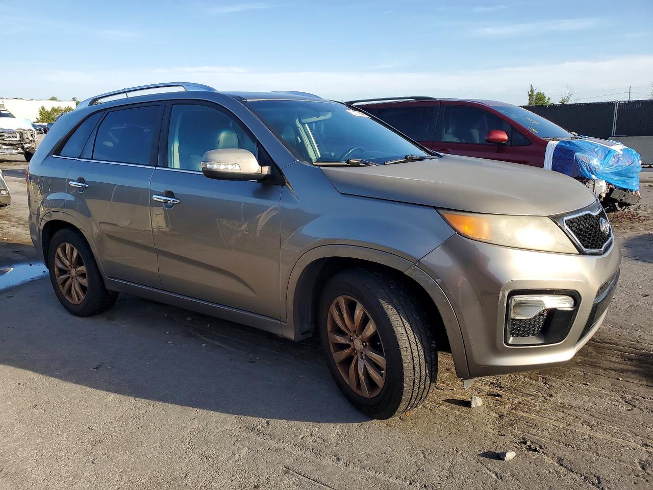 2013 Kia Sorento Sx Gray vin: 5XYKW4A2XDG413378