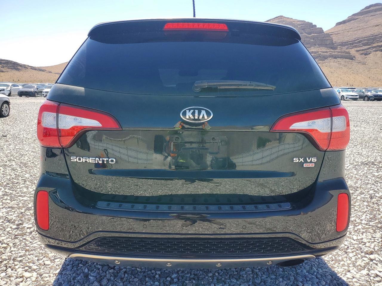 2015 Kia Sorento Sx Черный vin: 5XYKW4A70FG549078
