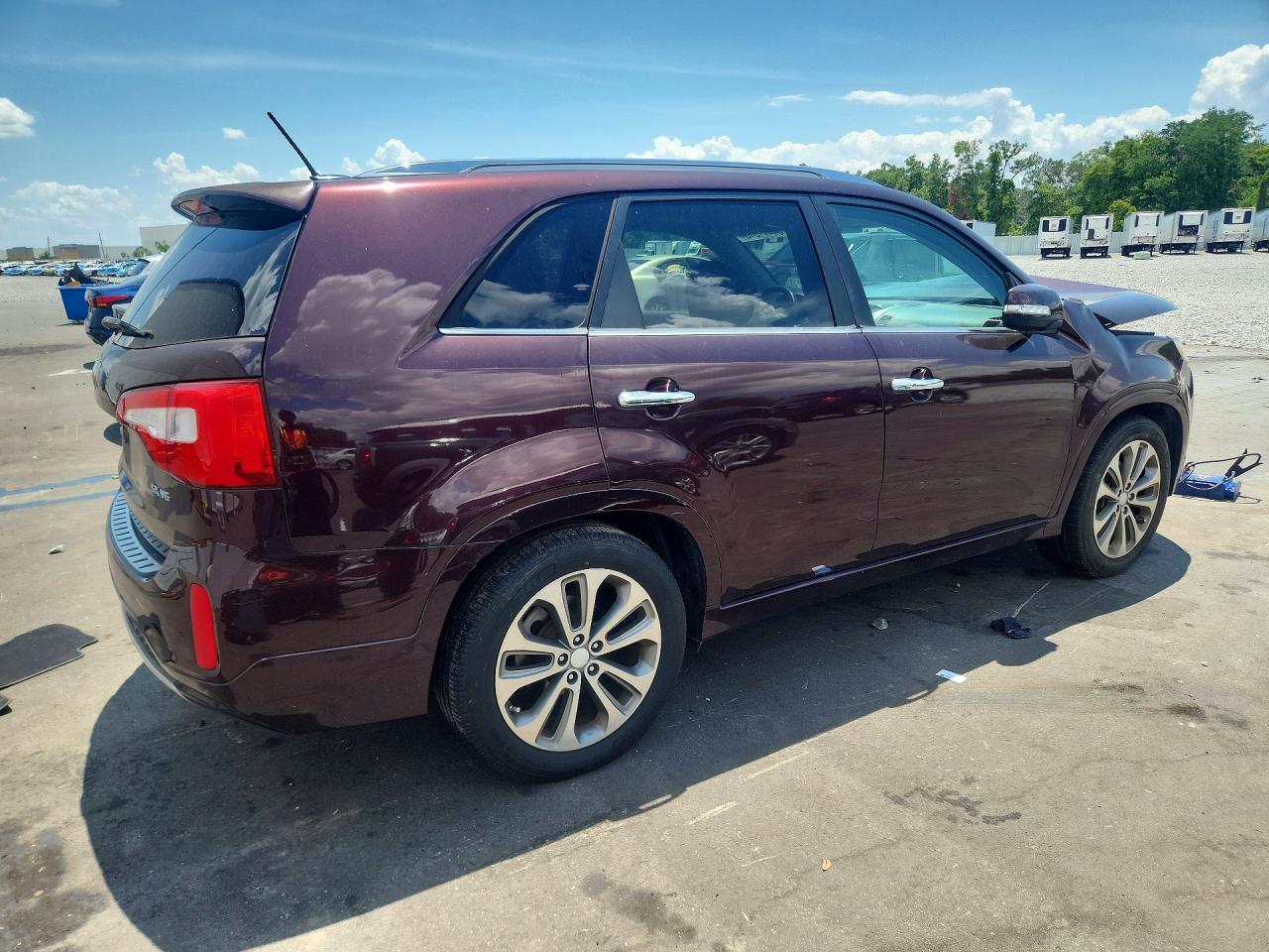 2015 Kia Sorento Sx Maroon vin: 5XYKW4A70FG577317