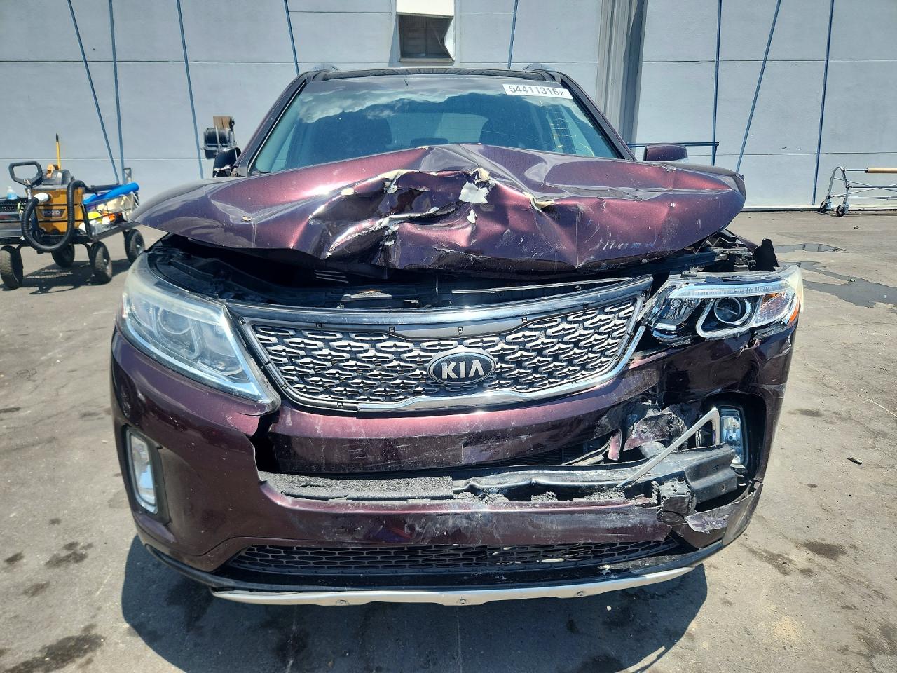 2015 Kia Sorento Sx Maroon vin: 5XYKW4A70FG577317