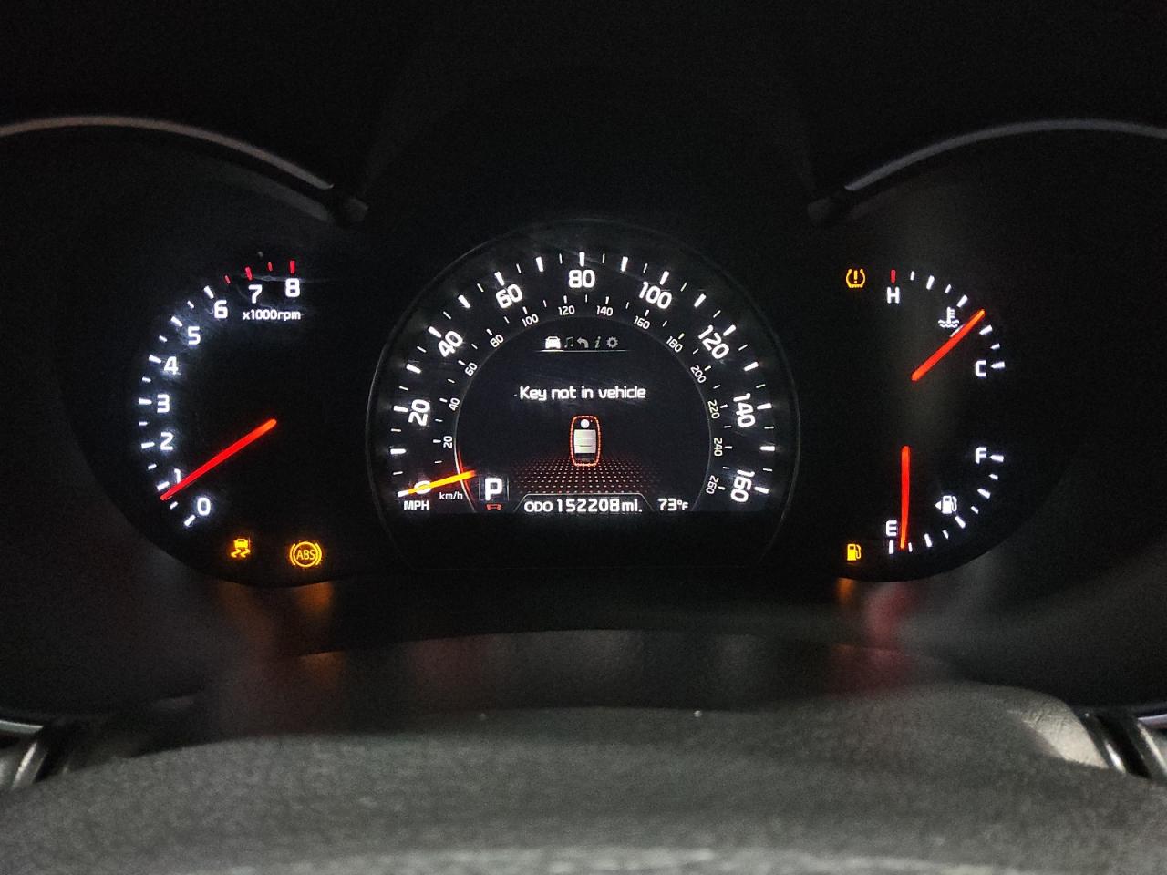 2015 Kia Sorento Sx Белый vin: 5XYKW4A70FG613250 Damage: Warning Light - Abs, On, Unacceptable