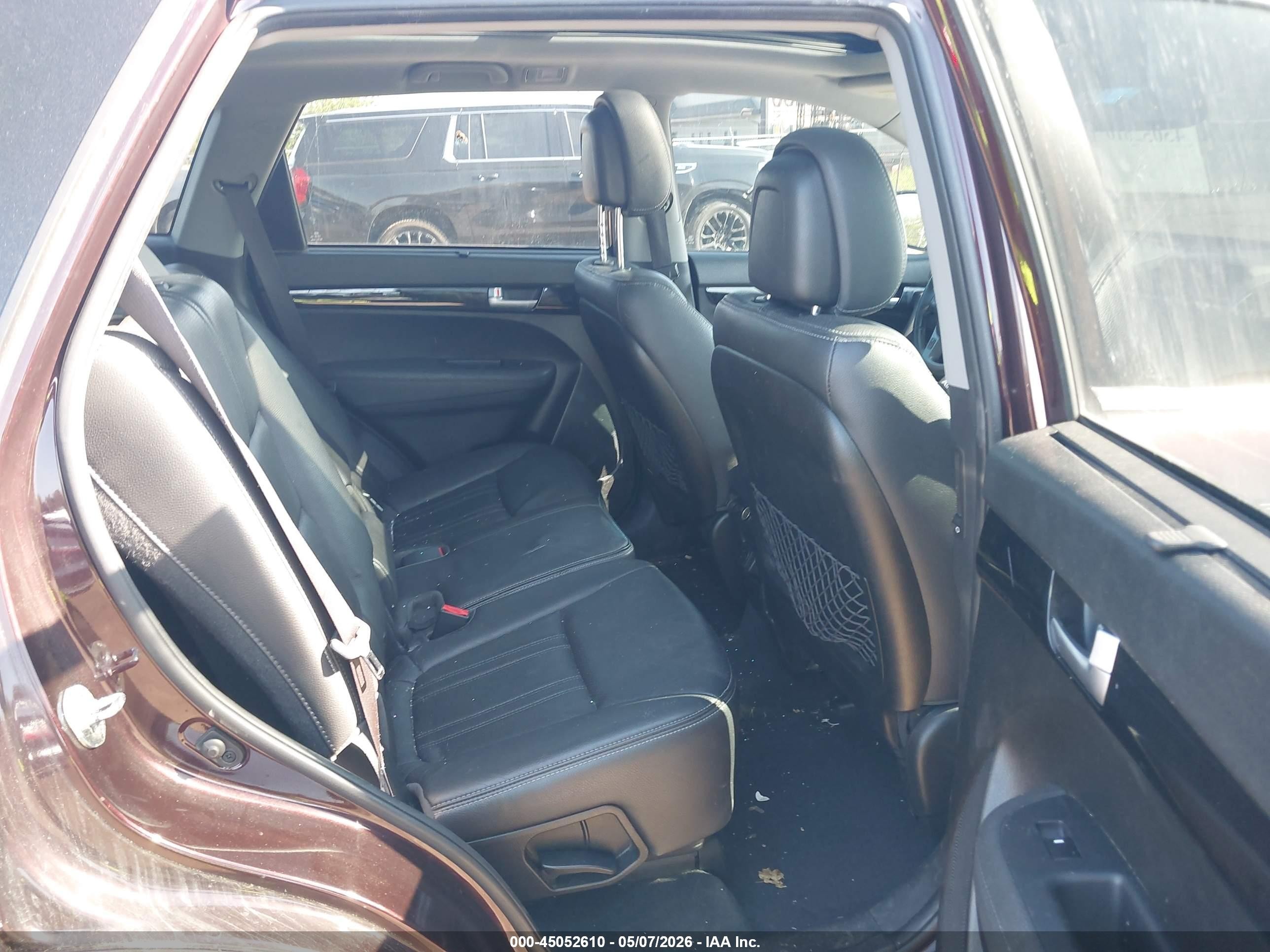 2015 Kia Sorento Sx V6 Burgundy vin: 5XYKW4A71FG564205