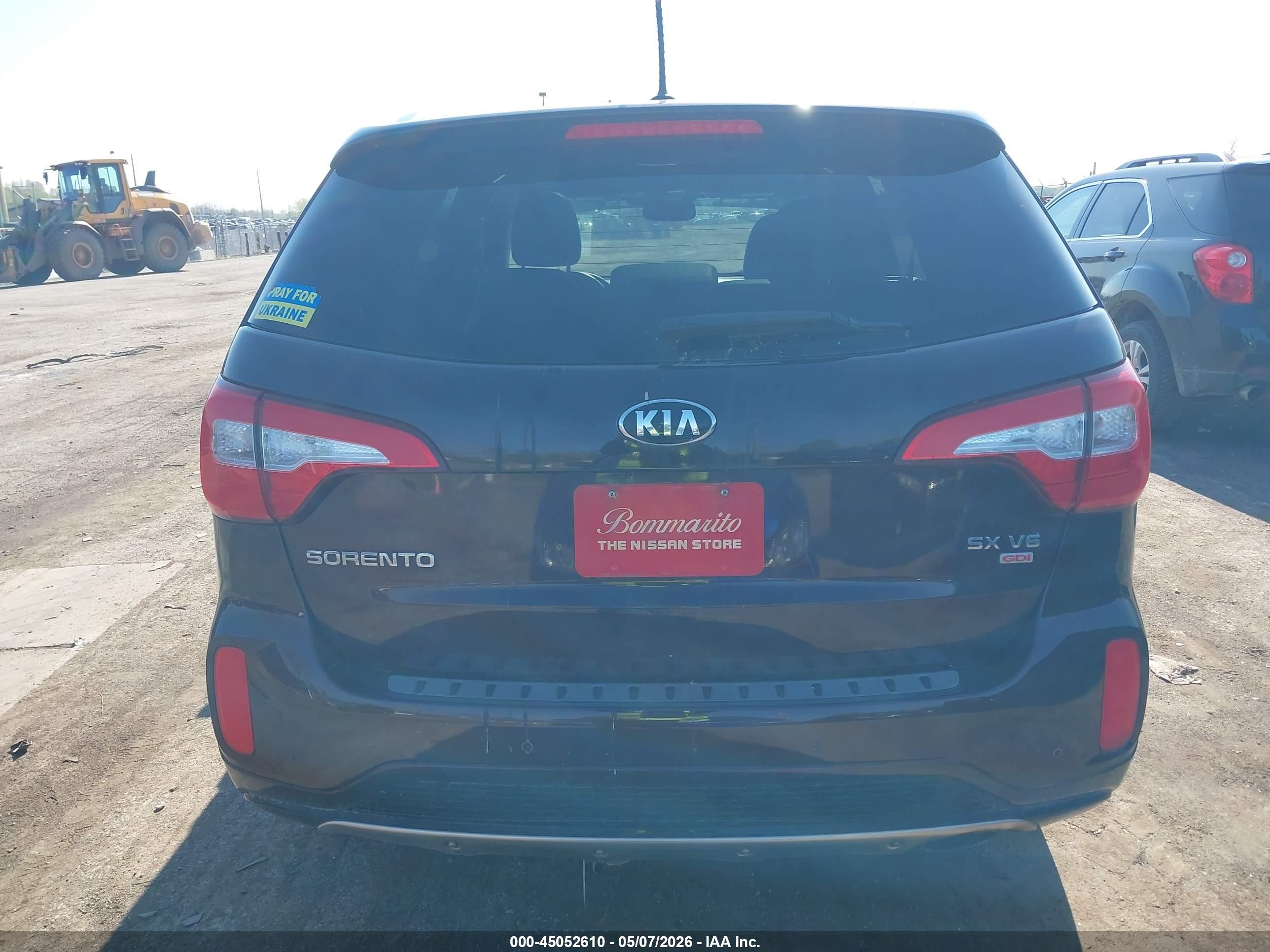 2015 Kia Sorento Sx V6 Burgundy vin: 5XYKW4A71FG564205