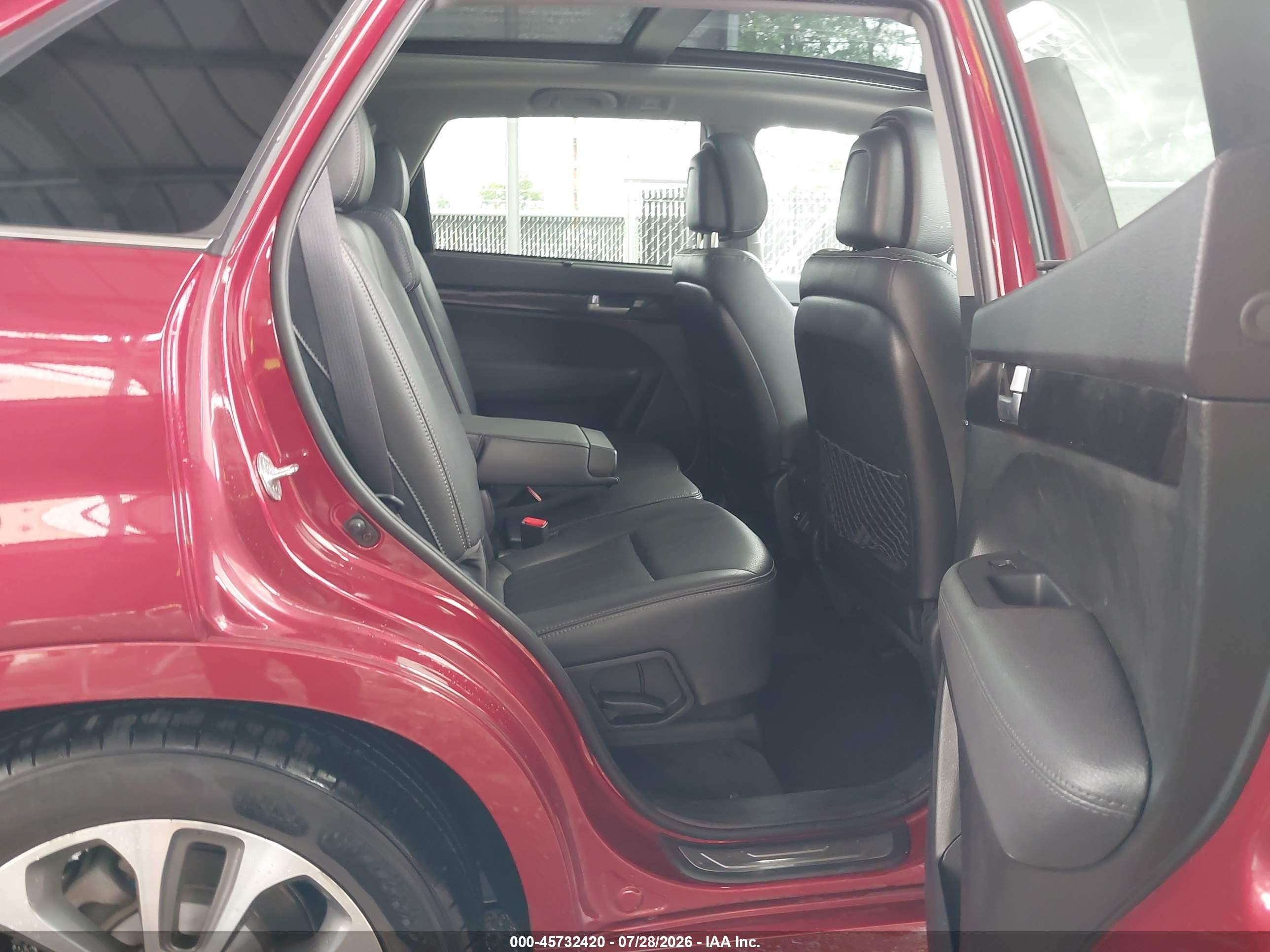 2015 Kia Sorento Sx V6 Red vin: 5XYKW4A71FG638609