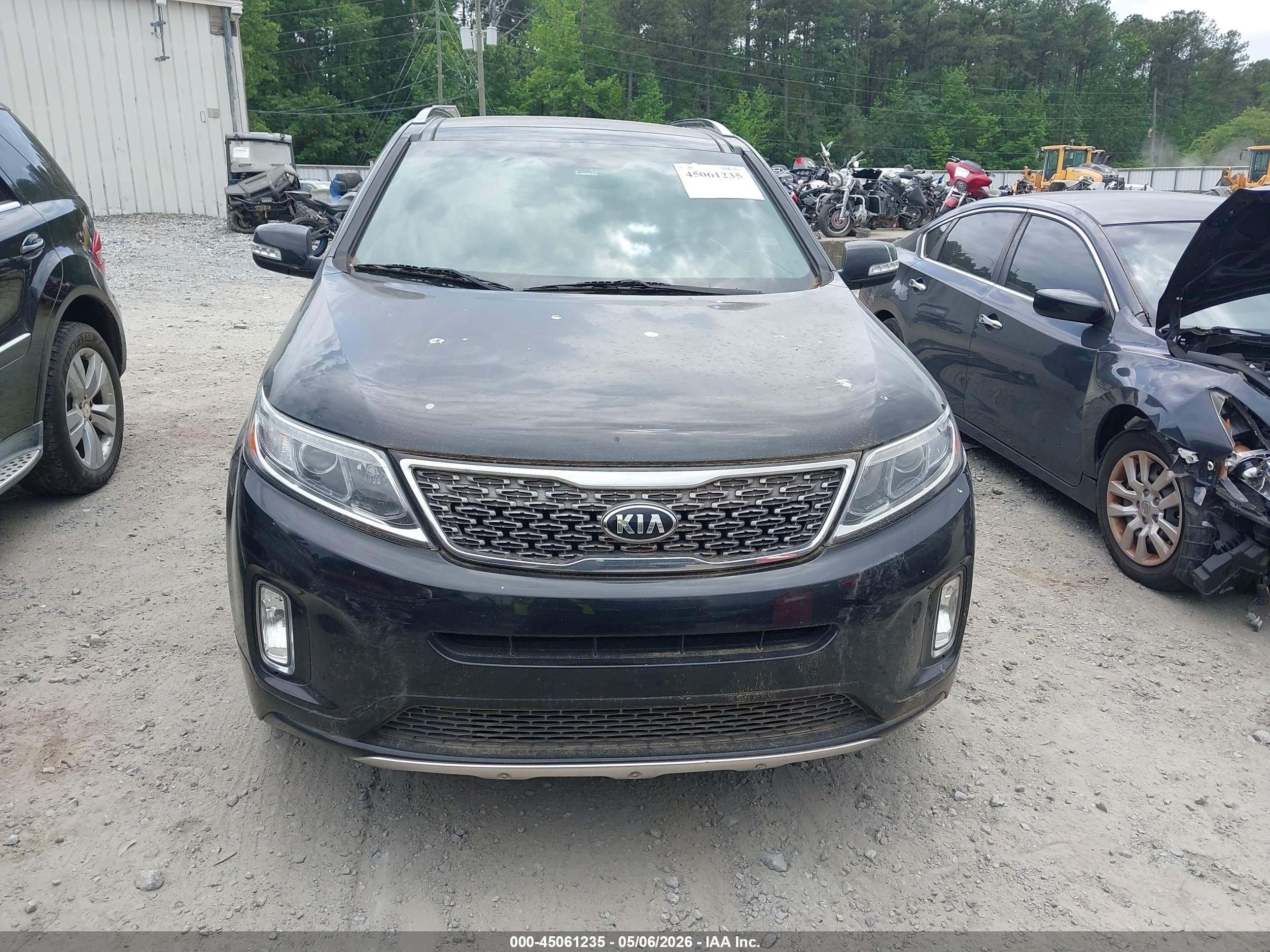 2015 Kia Sorento Sx V6 Black vin: 5XYKW4A71FG641803
