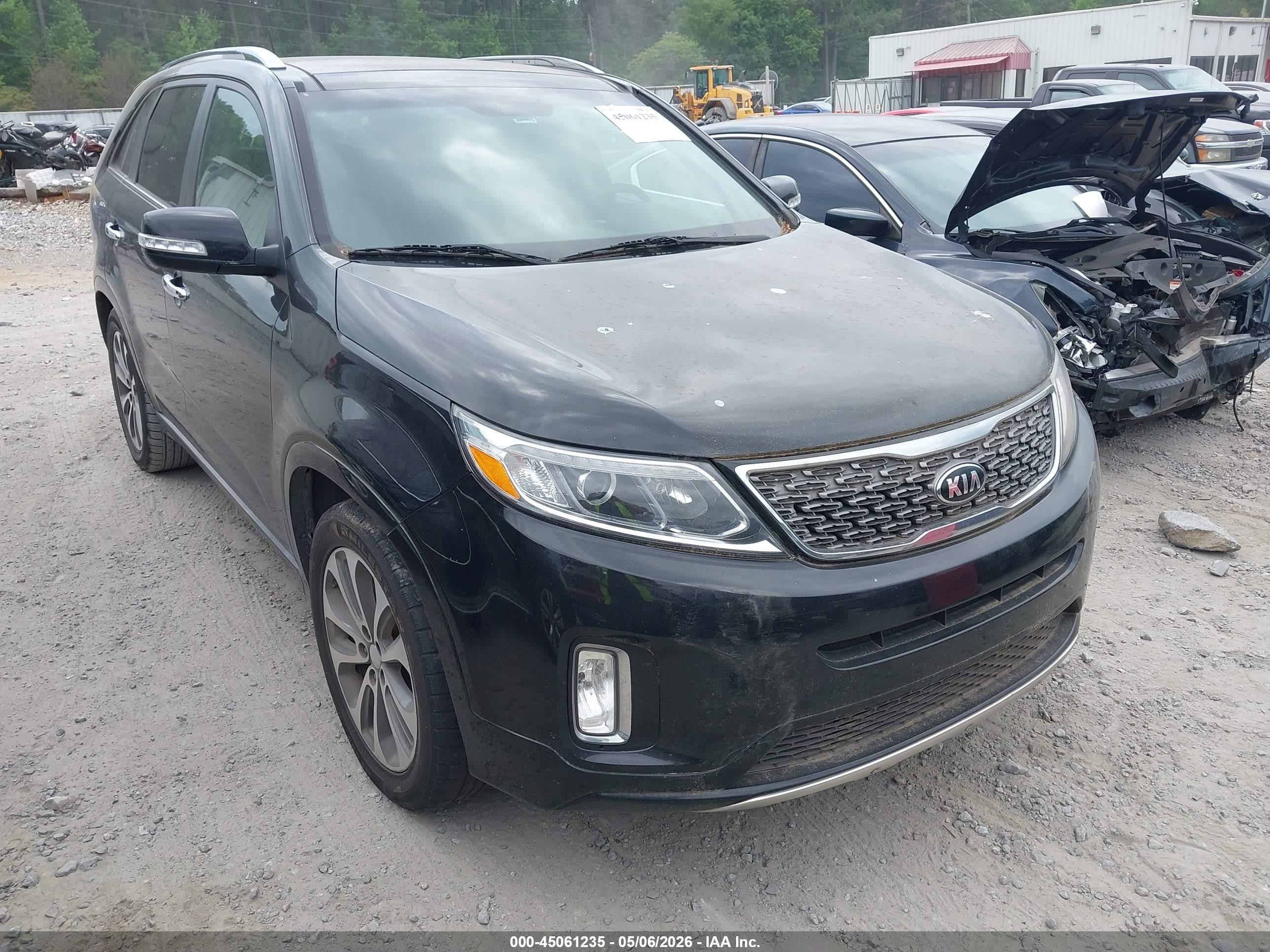 2015 Kia Sorento Sx V6 Black vin: 5XYKW4A71FG641803