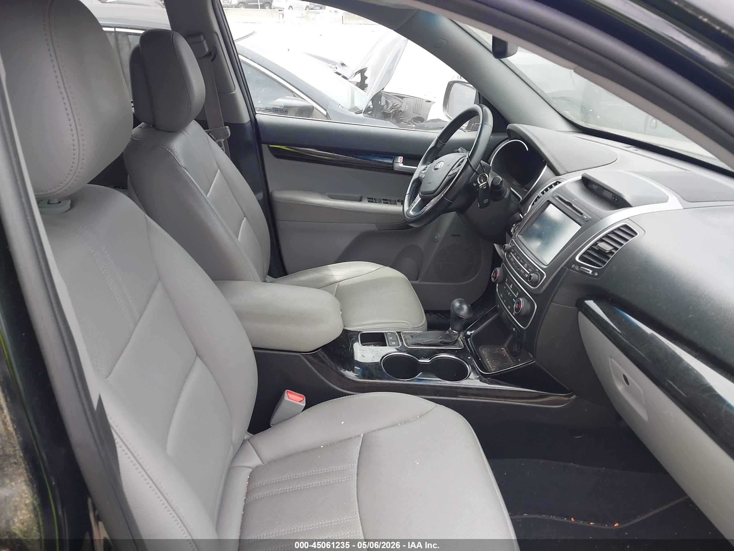 2015 Kia Sorento Sx V6 Black vin: 5XYKW4A71FG641803