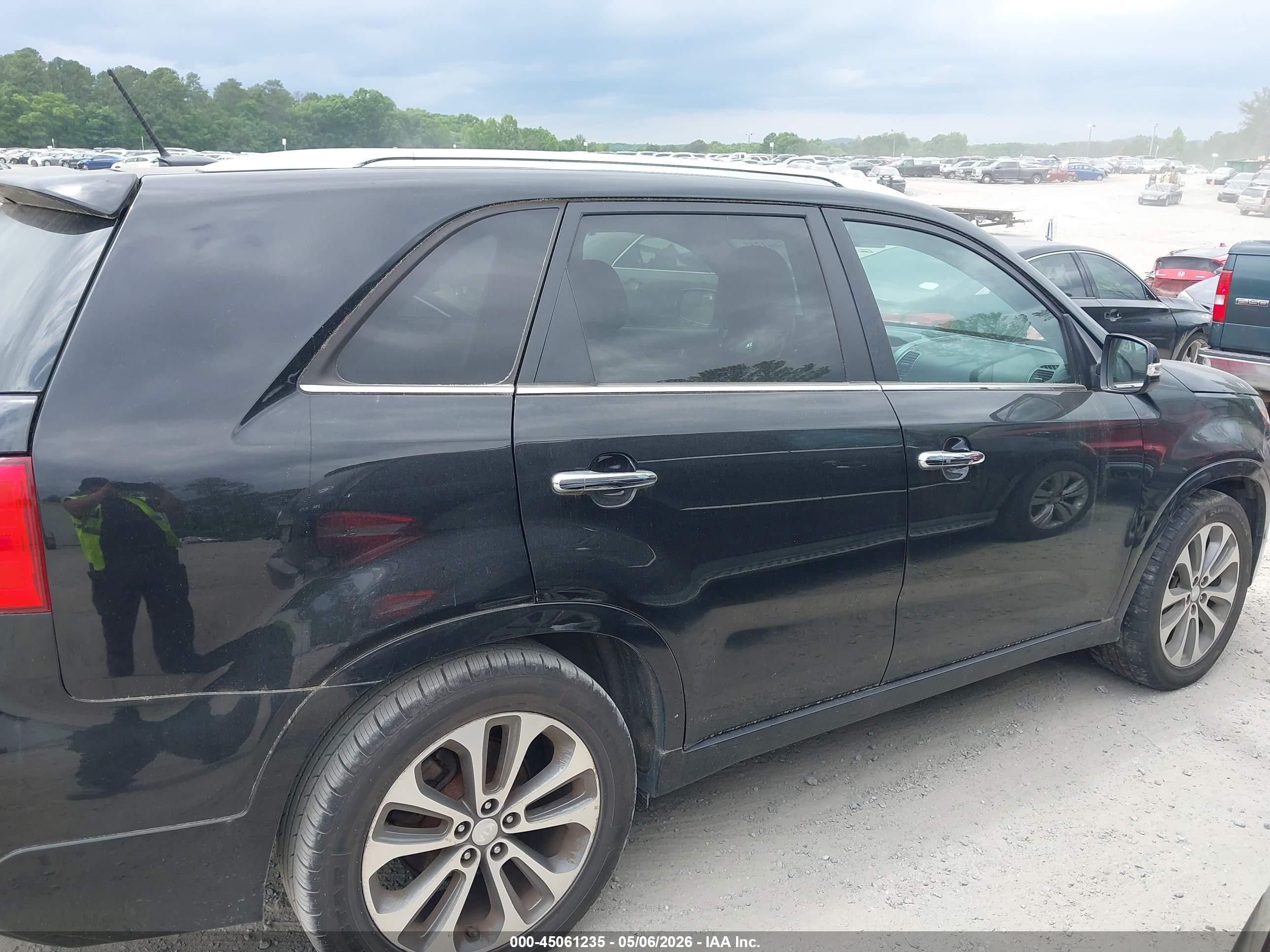 2015 Kia Sorento Sx V6 Black vin: 5XYKW4A71FG641803