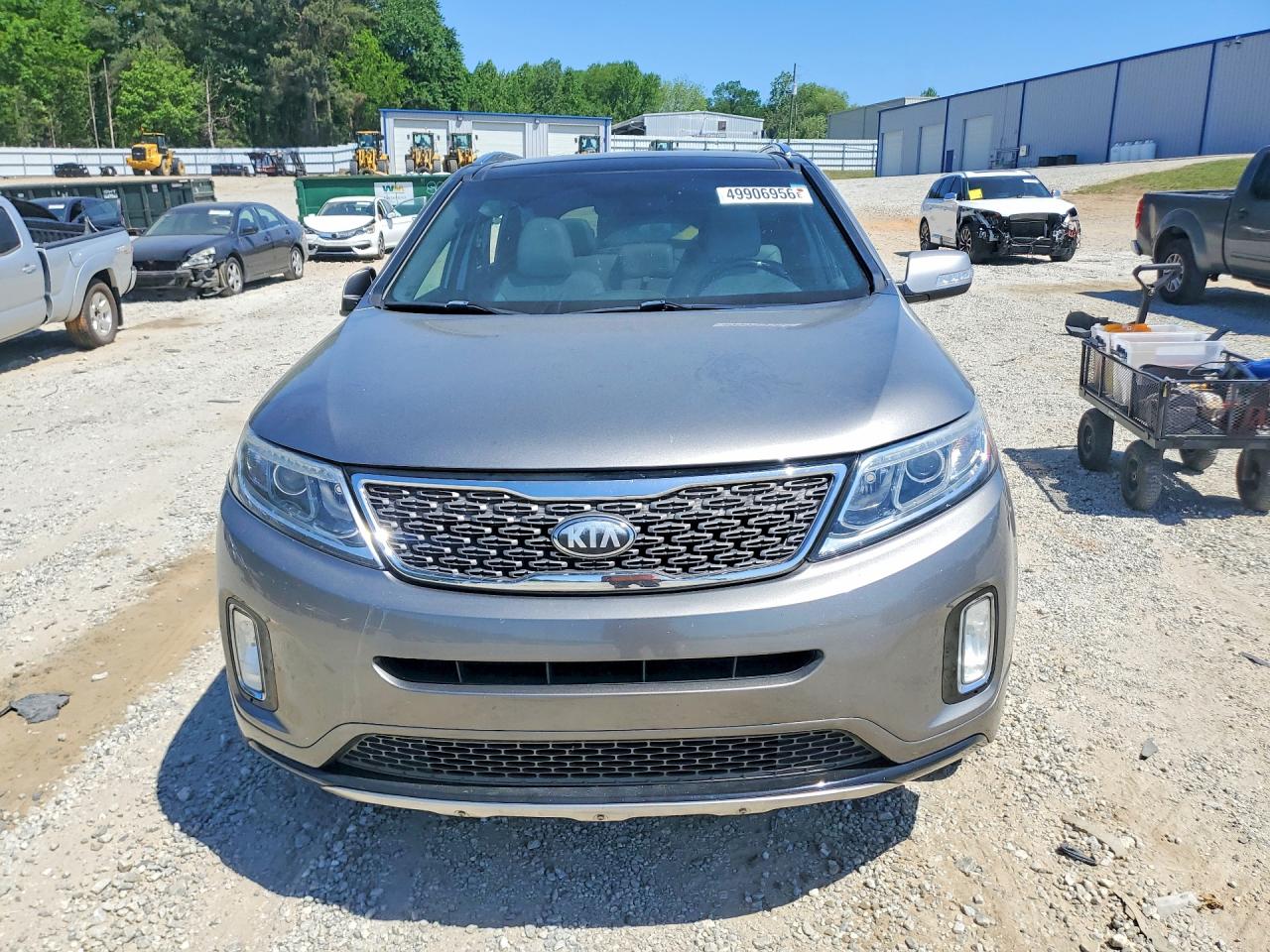 2014 Kia Sorento Sx Limited Gray vin: 5XYKW4A72EG467495