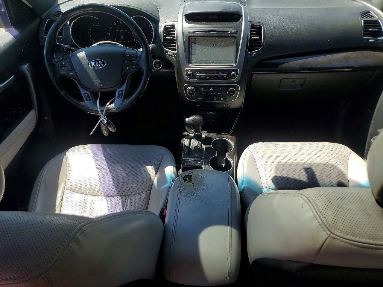 2014 Kia Sorento Sx Limited Gray vin: 5XYKW4A72EG467495