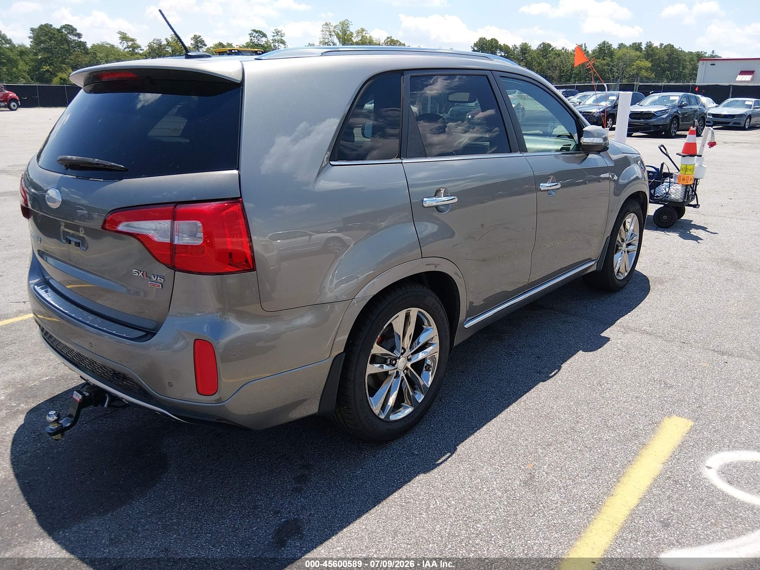 2014 Kia Sorento Limited V6 Gray vin: 5XYKW4A72EG537416
