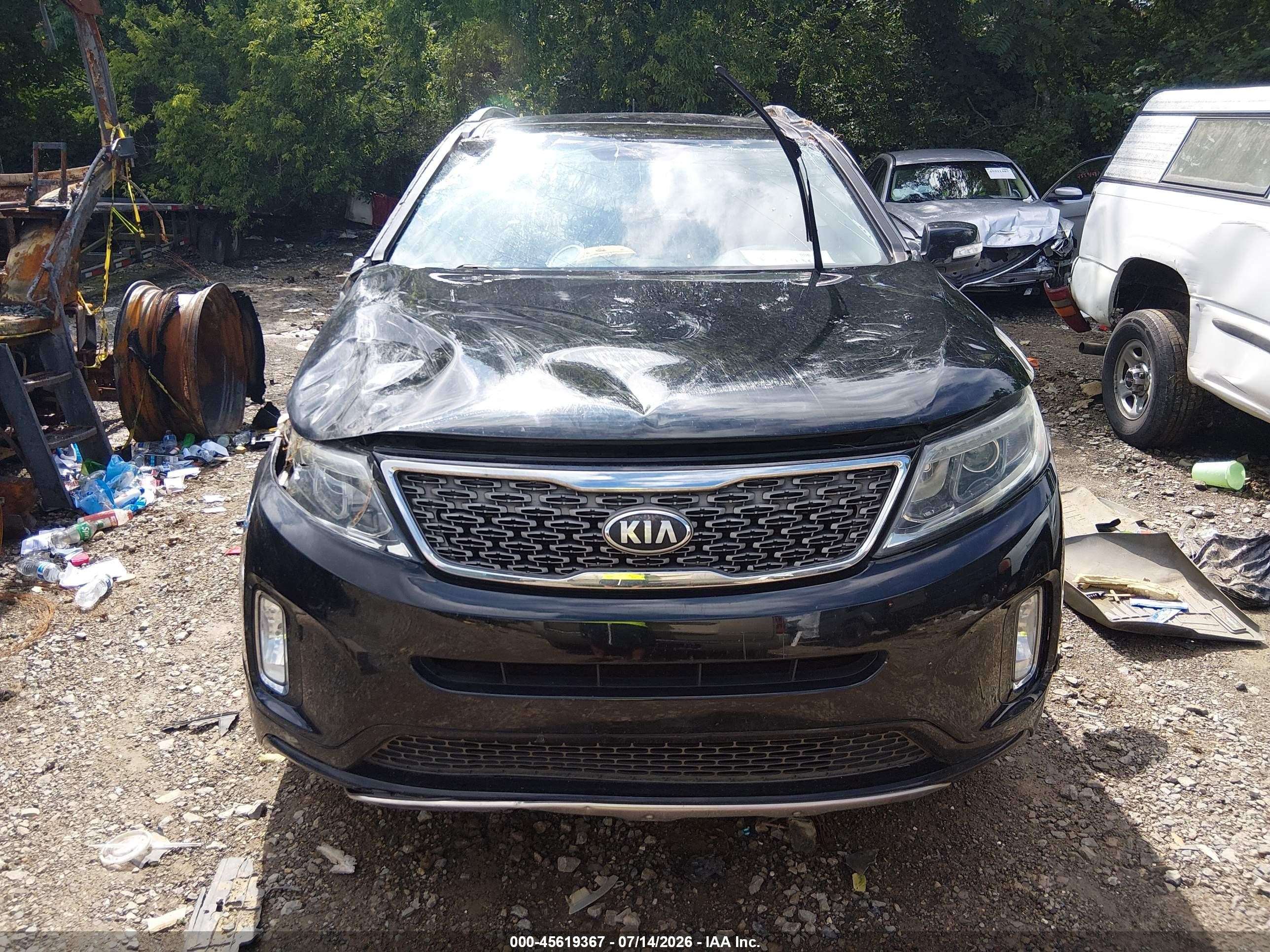 2015 Kia Sorento Sx V6 Черный vin: 5XYKW4A72FG561491