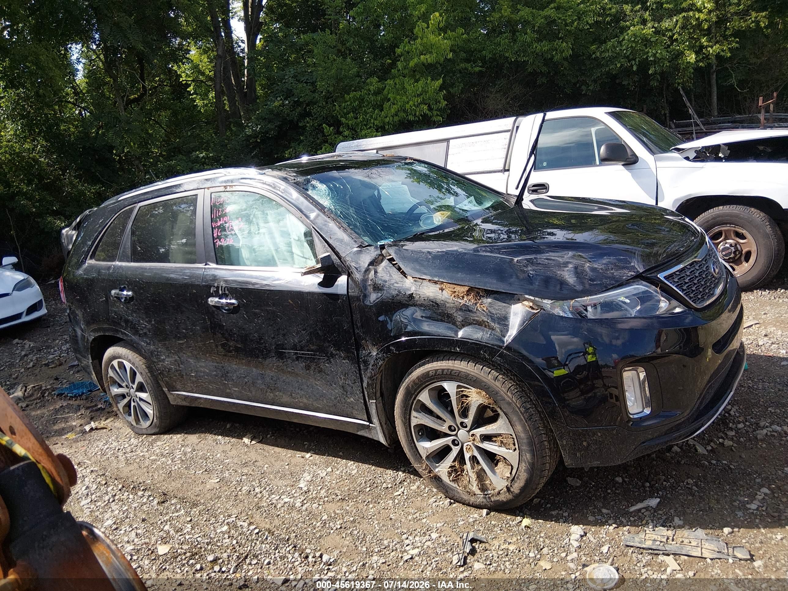2015 Kia Sorento Sx V6 Черный vin: 5XYKW4A72FG561491