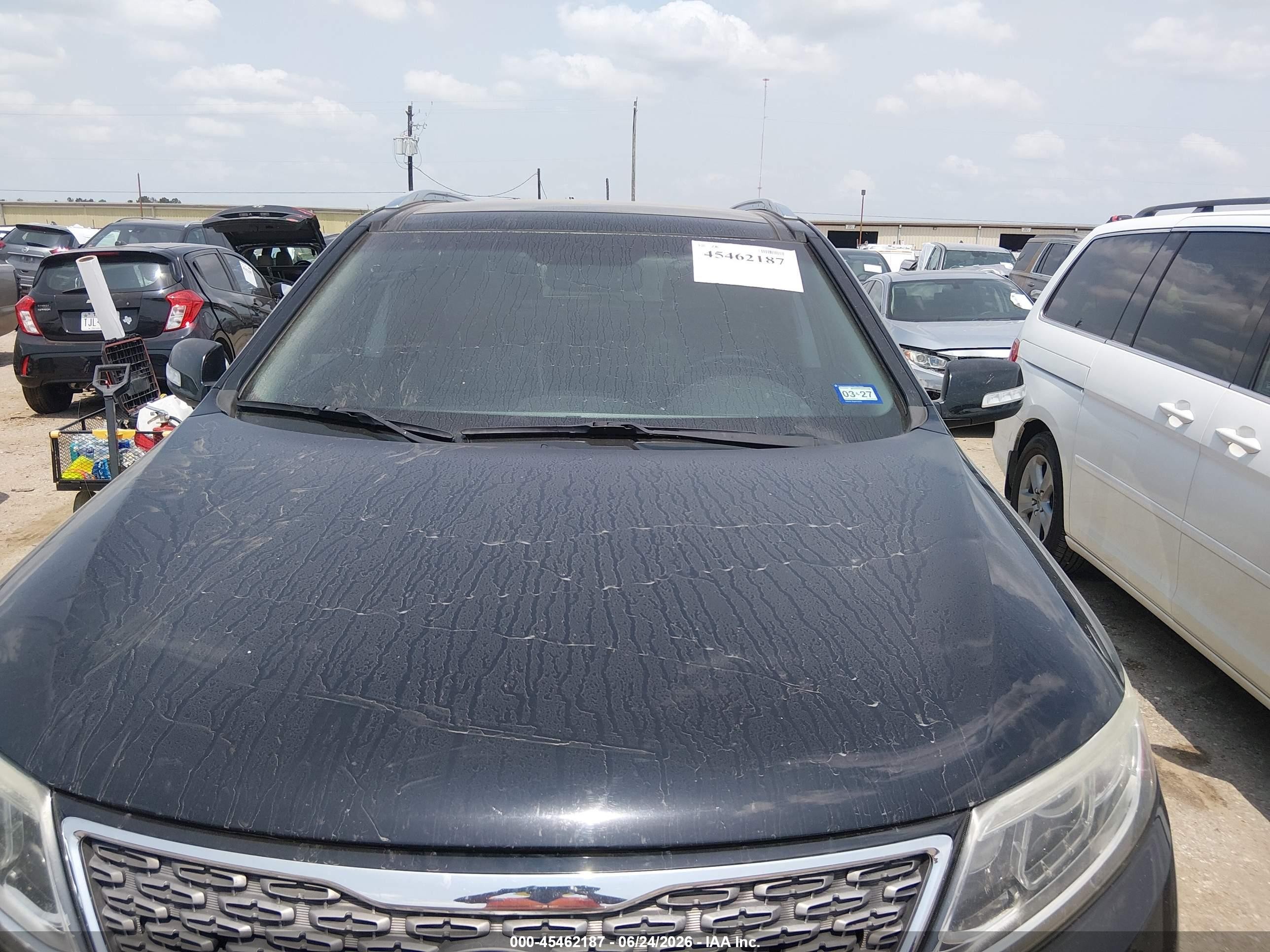 2015 Kia Sorento Sx V6 Черный vin: 5XYKW4A72FG639638