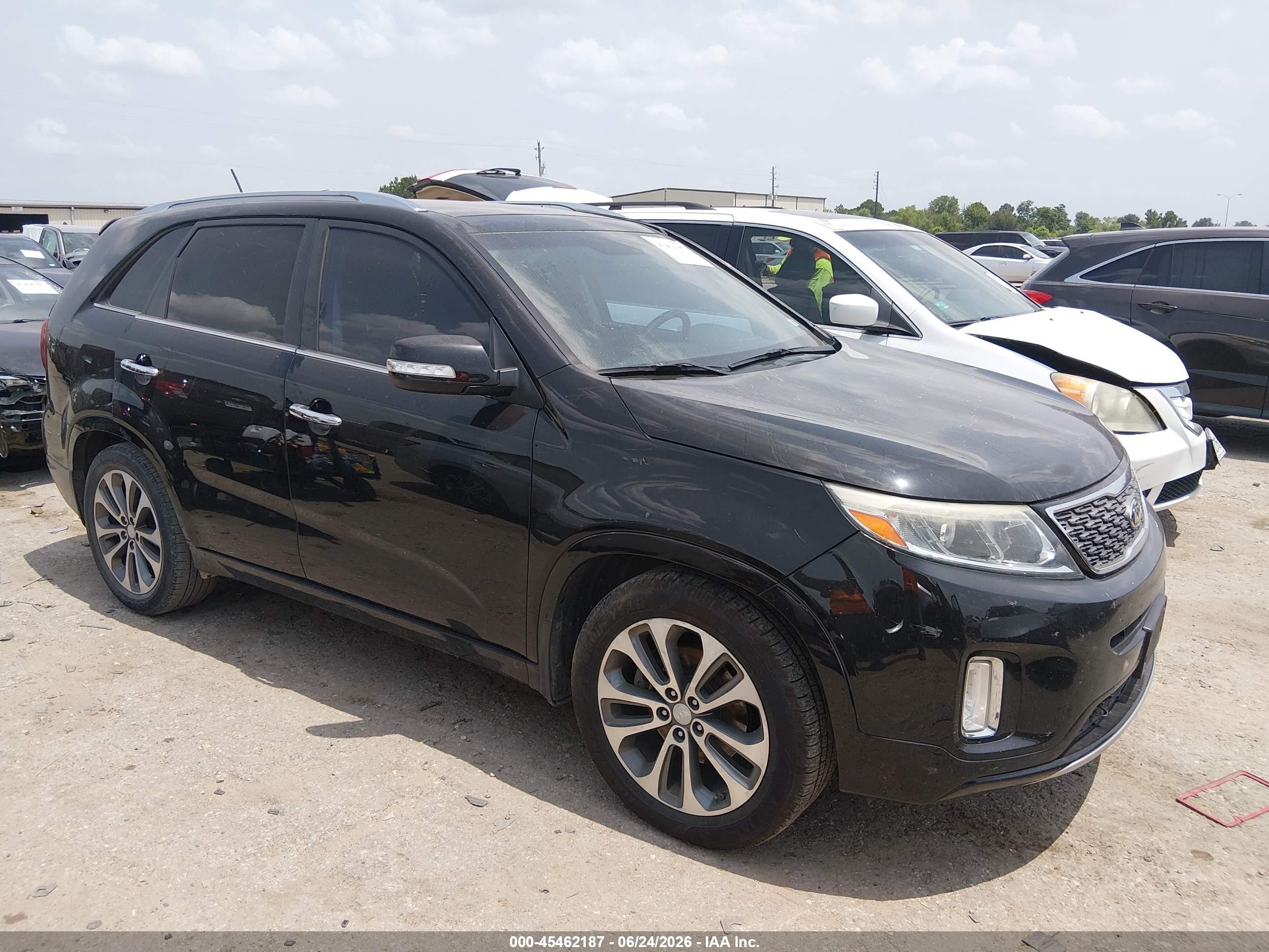 2015 Kia Sorento Sx V6 Черный vin: 5XYKW4A72FG639638