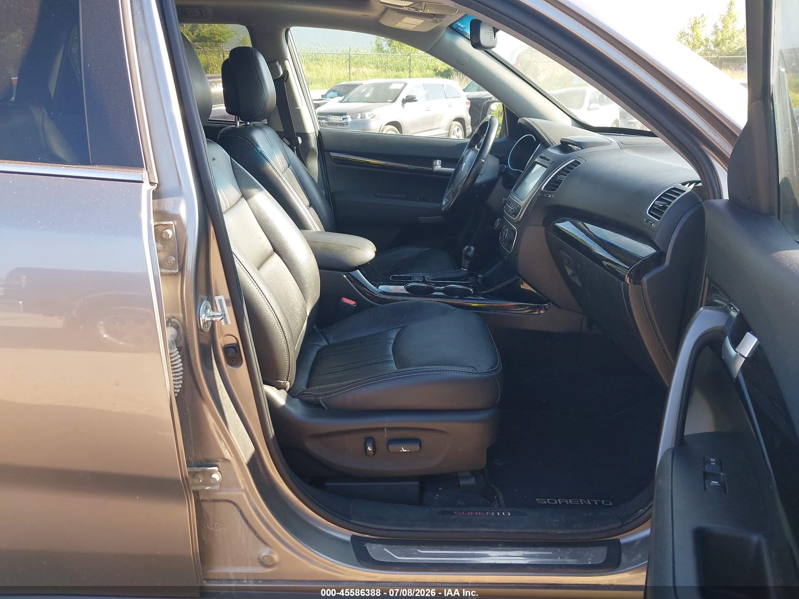 2015 Kia Sorento Sx V6 Gray vin: 5XYKW4A72FG645732