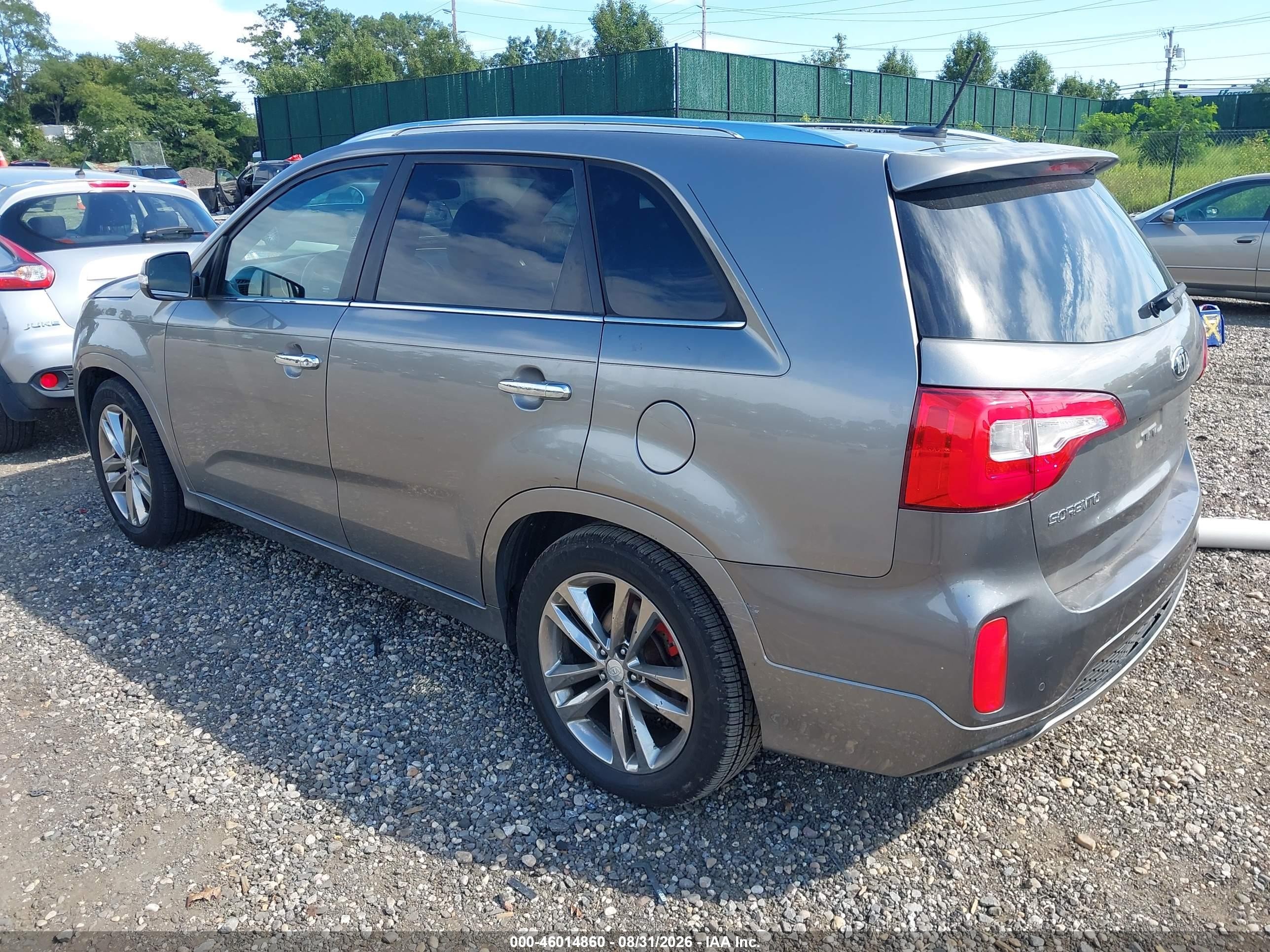 2014 Kia Sorento Limited V6 Серый vin: 5XYKW4A73EG463441